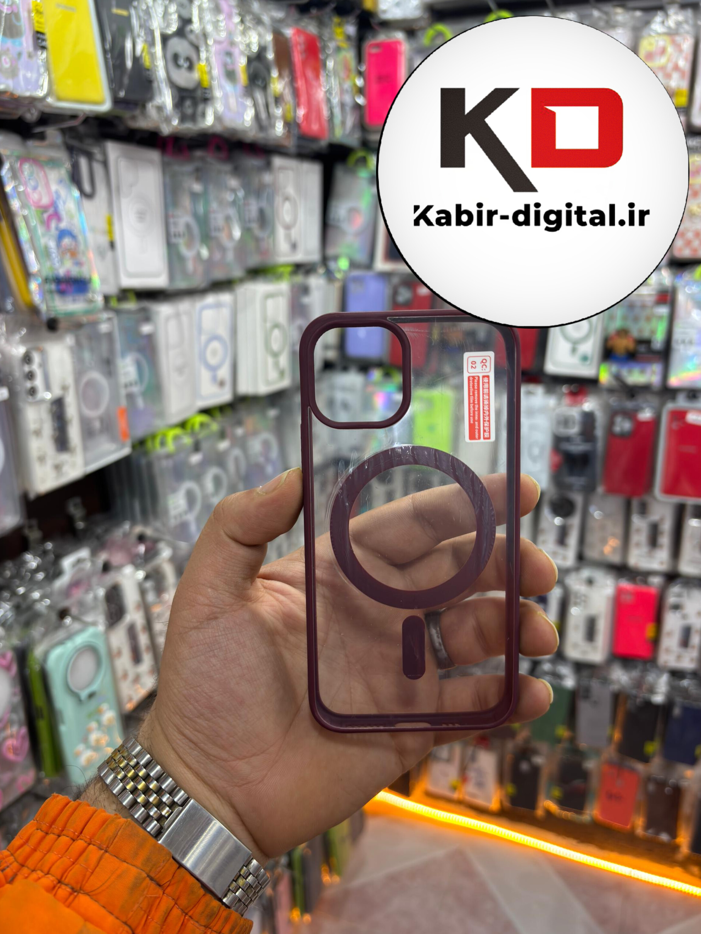 قاب گوشی iPhone 11 pro  آیفون اورجینال شفاف مگ سیف Magsafe اورجینال جیگریی
