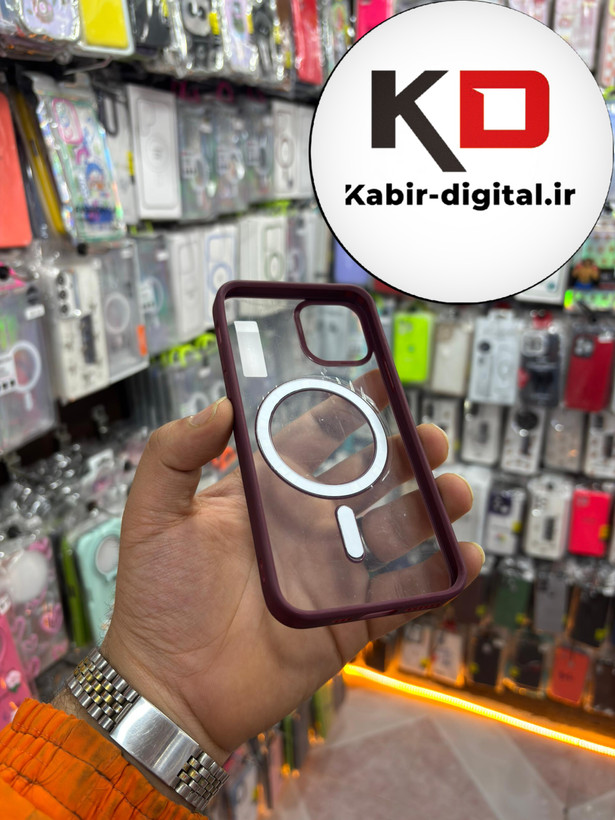 قاب گوشی iPhone 11 pro آیفون اورجینال شفاف مگ سیف Magsafe اورجینال جیگریی