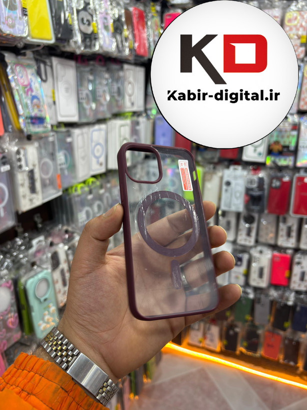 قاب گوشی iPhone 11 pro آیفون اورجینال شفاف مگ سیف Magsafe اورجینال جیگریی
