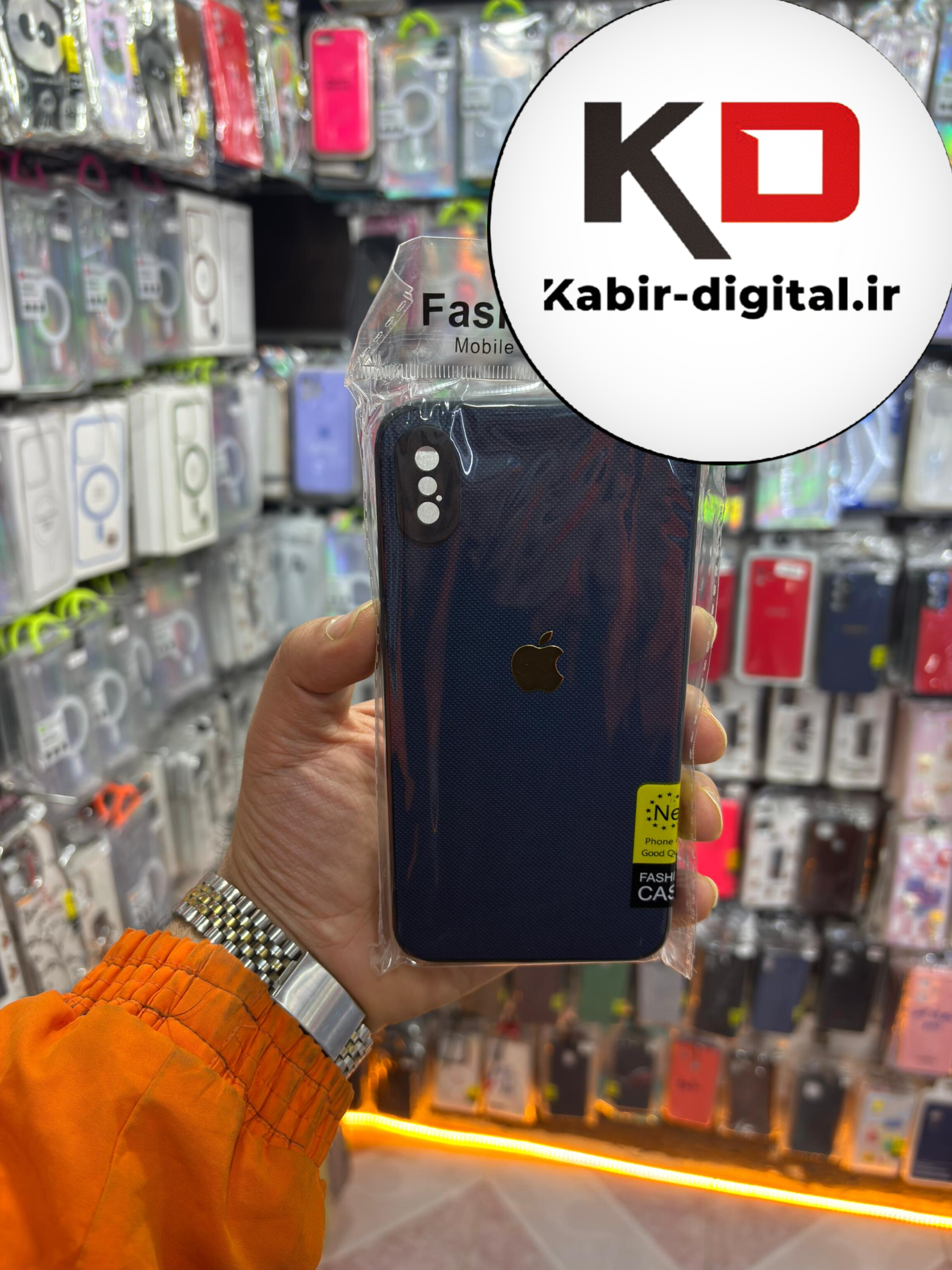 قاب گوشیiPhone XS MAX آیفون سوزنی محافظ لنز دار سرمه ایی
