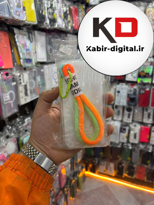 قاب گوشی iPhone XS / X آیفون طرح عروسکی سه بعدی شفاف TPU کپسولی محافظ لنز دار سوییت خرگوشی آویزدار