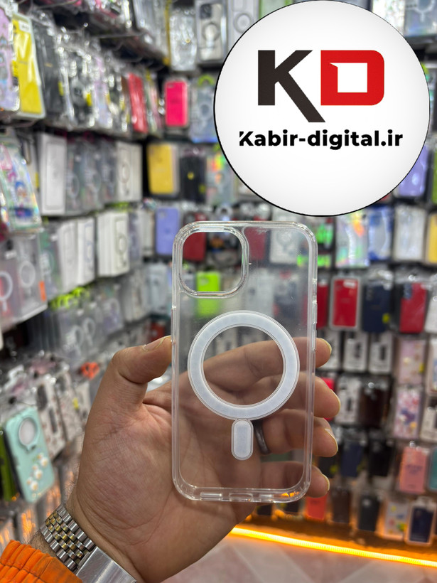 قاب گوشی iPhone 13/14/15 آیفون اورجینال شفاف مگ سیف Magsafe اورجینال