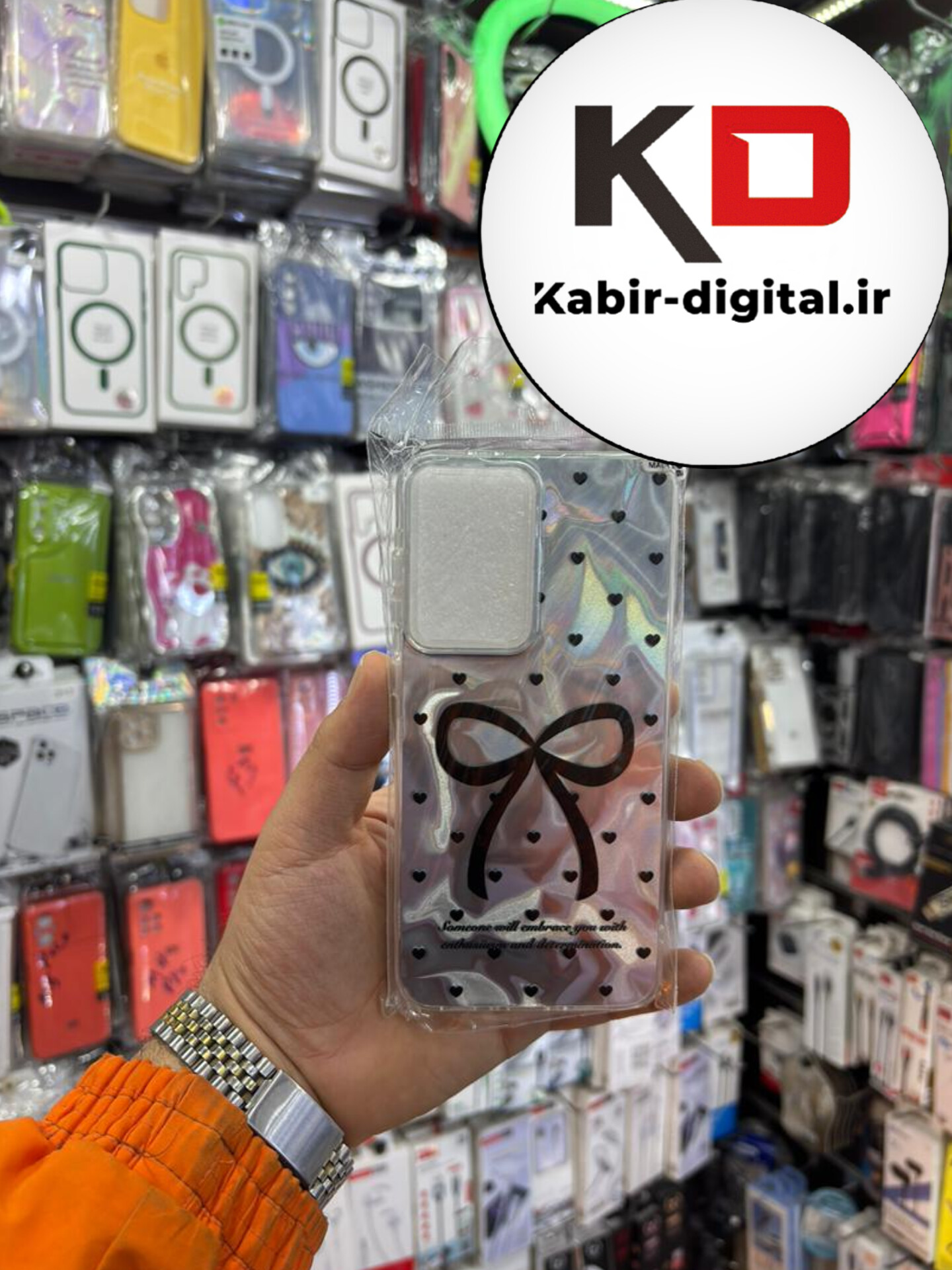 قاب گوشی Galaxy A36 / A56 سامسونگ 3D Wave Case طرح سه بعدی موج لنز برجسته پاییون مشکی