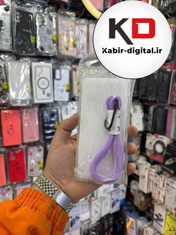 قاب گوشی Galaxy A71 سامسونگ طرح عروسکی سه بعدی شفاف TPU کپسولی محافظ لنز دار طرح پینترسی به همراه آویز