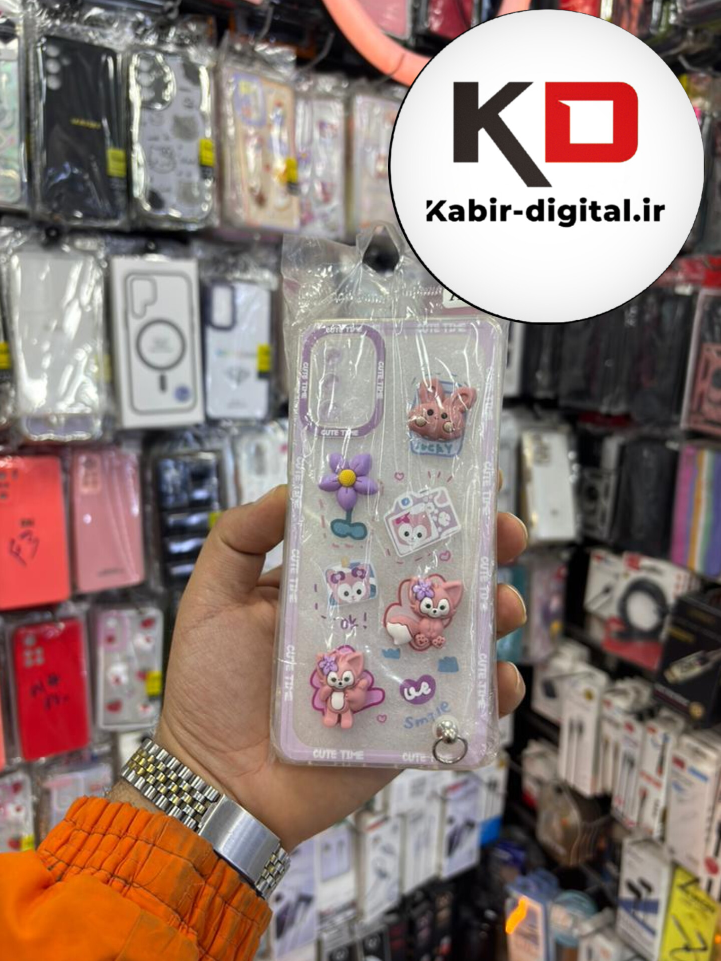 قاب گوشی Galaxy A71 سامسونگ طرح عروسکی سه بعدی شفاف TPU کپسولی محافظ لنز دار طرح پینترسی به همراه آویز