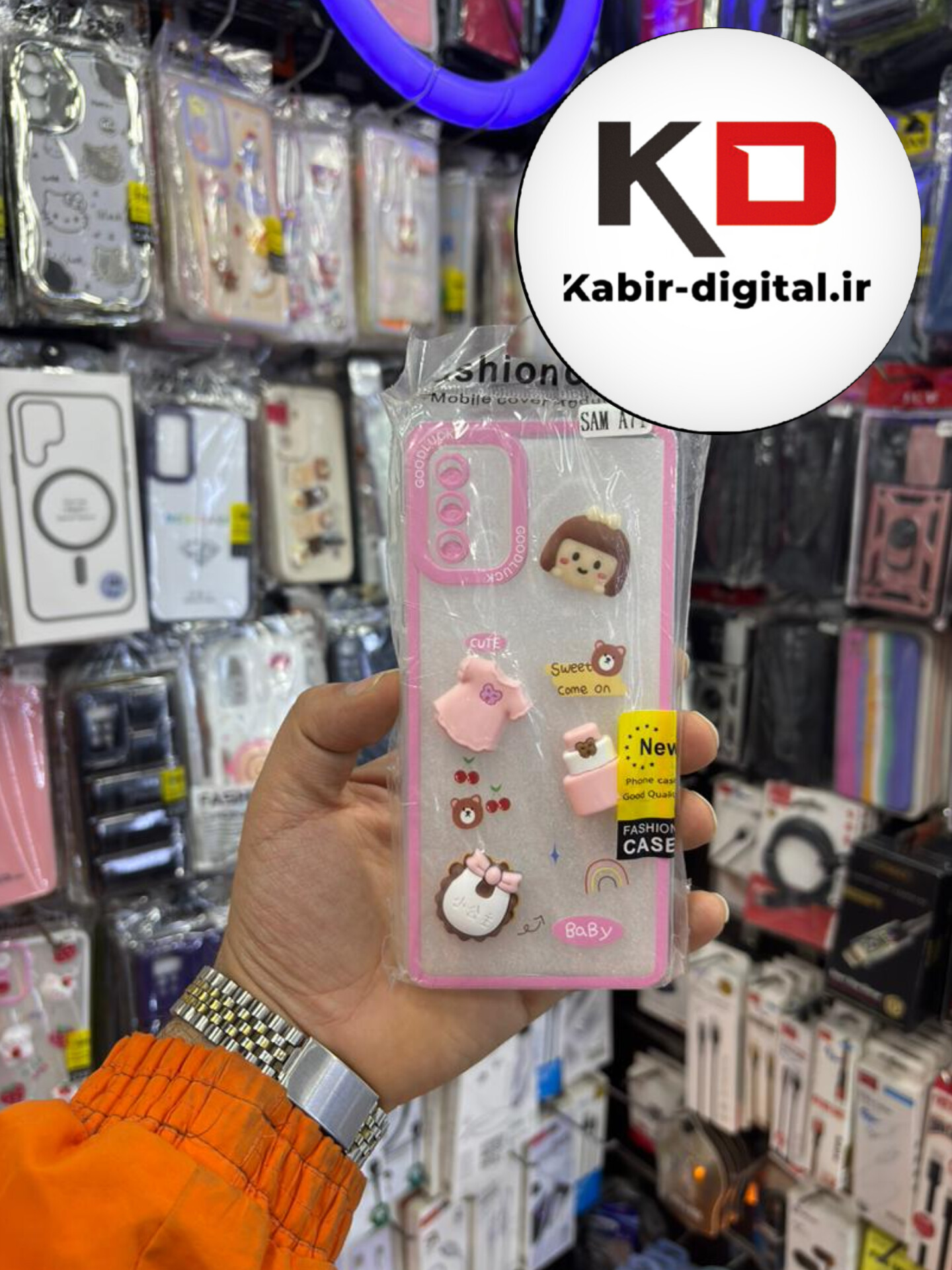 قاب گوشی Galaxy A71 سامسونگ طرح عروسکی سه بعدی شفاف TPU کپسولی محافظ لنز دار طرح پینترسی