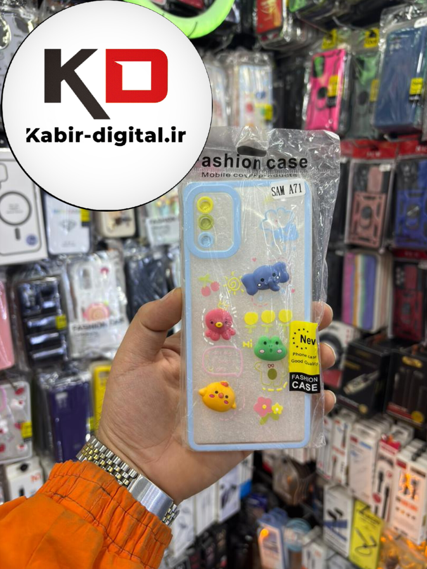 قاب گوشی Galaxy A71 سامسونگ طرح عروسکی سه بعدی شفاف TPU کپسولی محافظ لنز دار طرح پینترسی