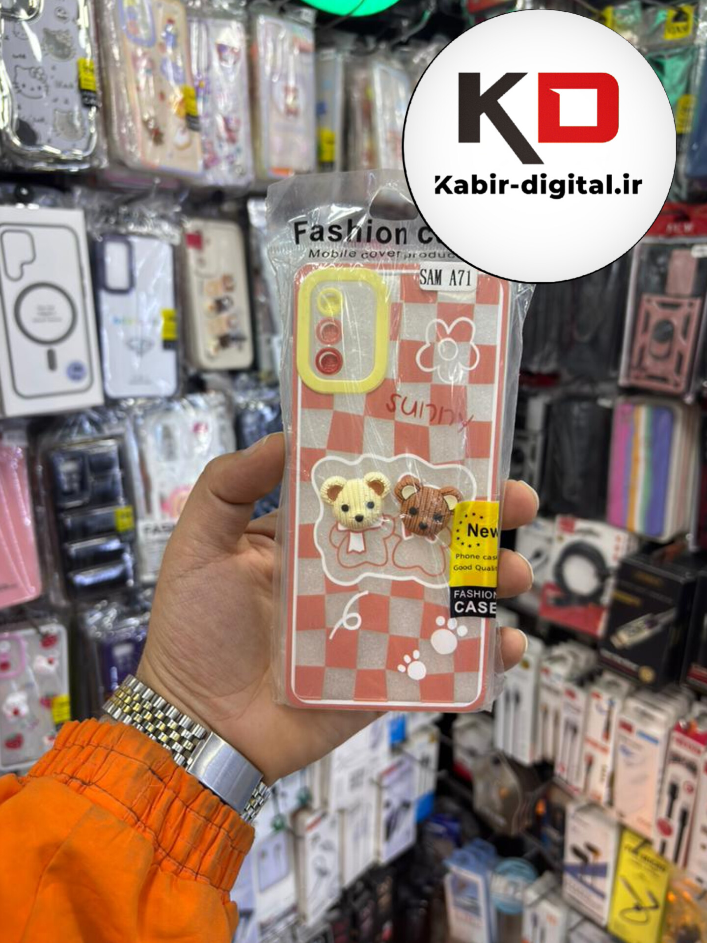 قاب گوشی Galaxy A71 سامسونگ طرح عروسکی سه بعدی شفاف TPU کپسولی محافظ لنز دار طرح پینترسی