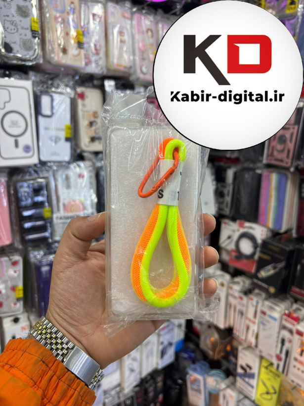 قاب گوشی Galaxy S20 FE سامسونگ طرح عروسکی سه بعدی شفاف TPU کپسولی محافظ لنز دار طرح پینترسی به همراه آویز