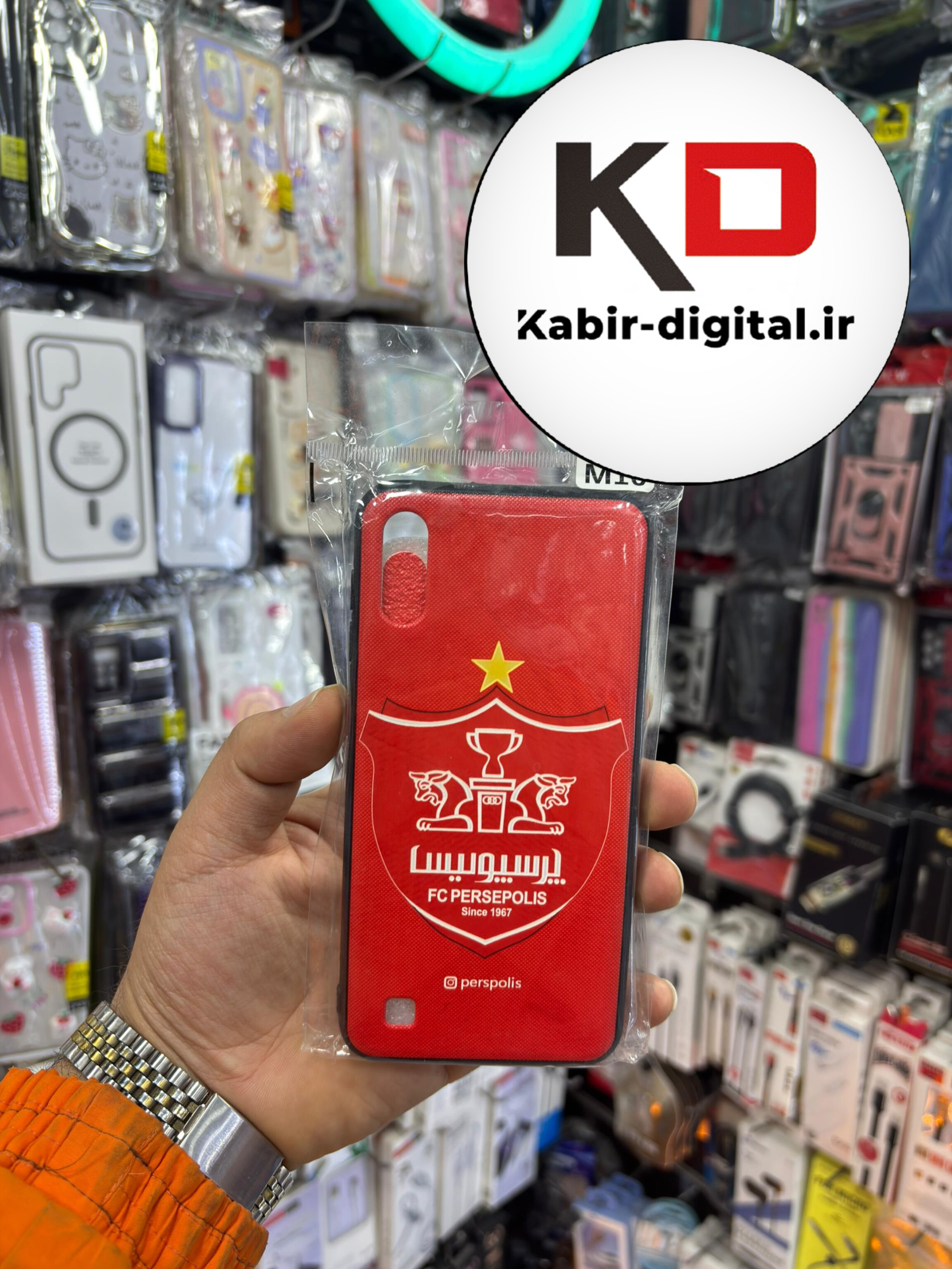 قاب گوشی Galaxy A10 / M10 سامسونگ فانتزی سوزنی برجسته طرح پرسپولیس