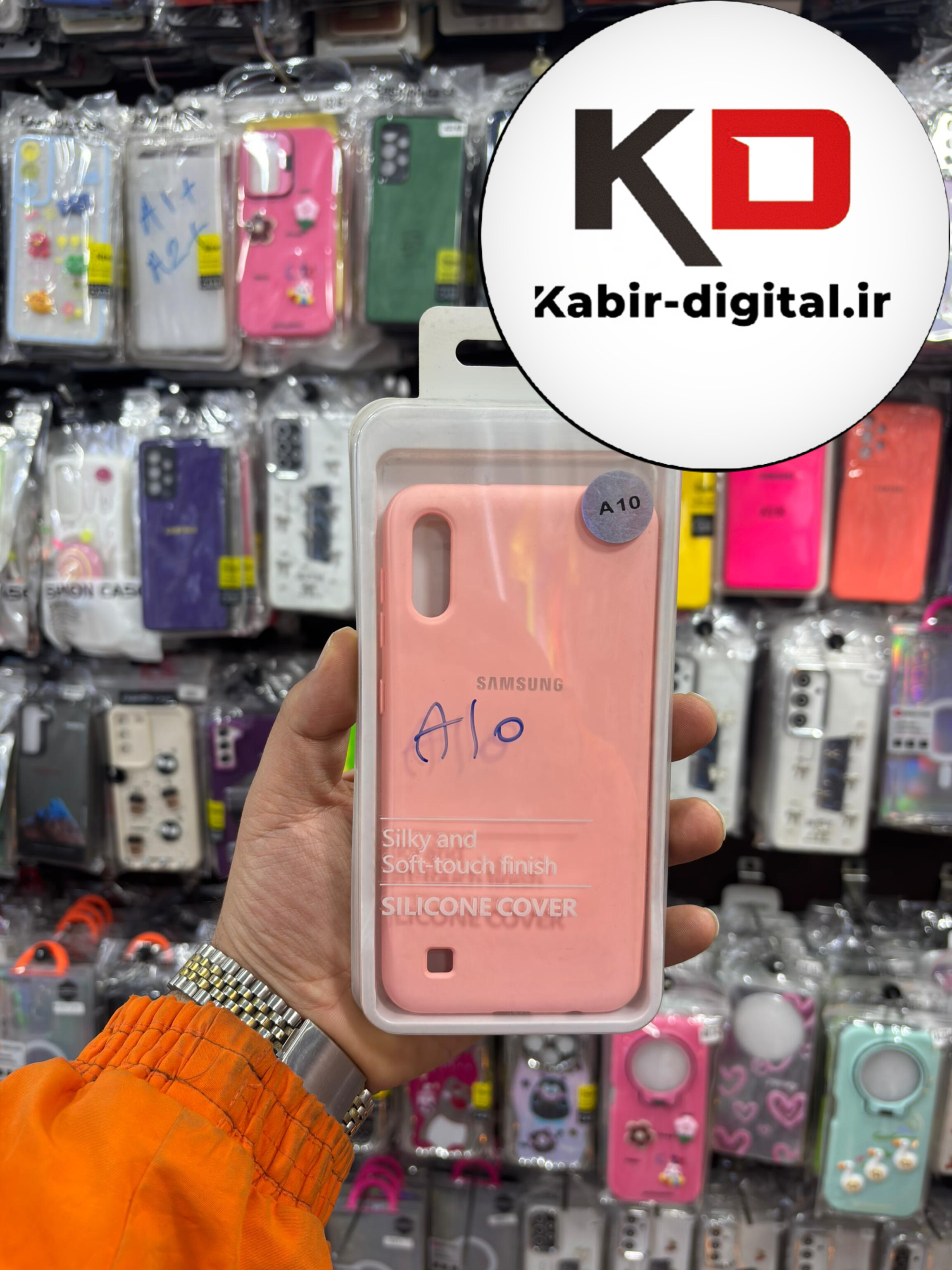 قاب گوشی Galaxy A10 / M10 سامسونگ سیلیکونی های کپی درجه یک زیربسته گلبهی