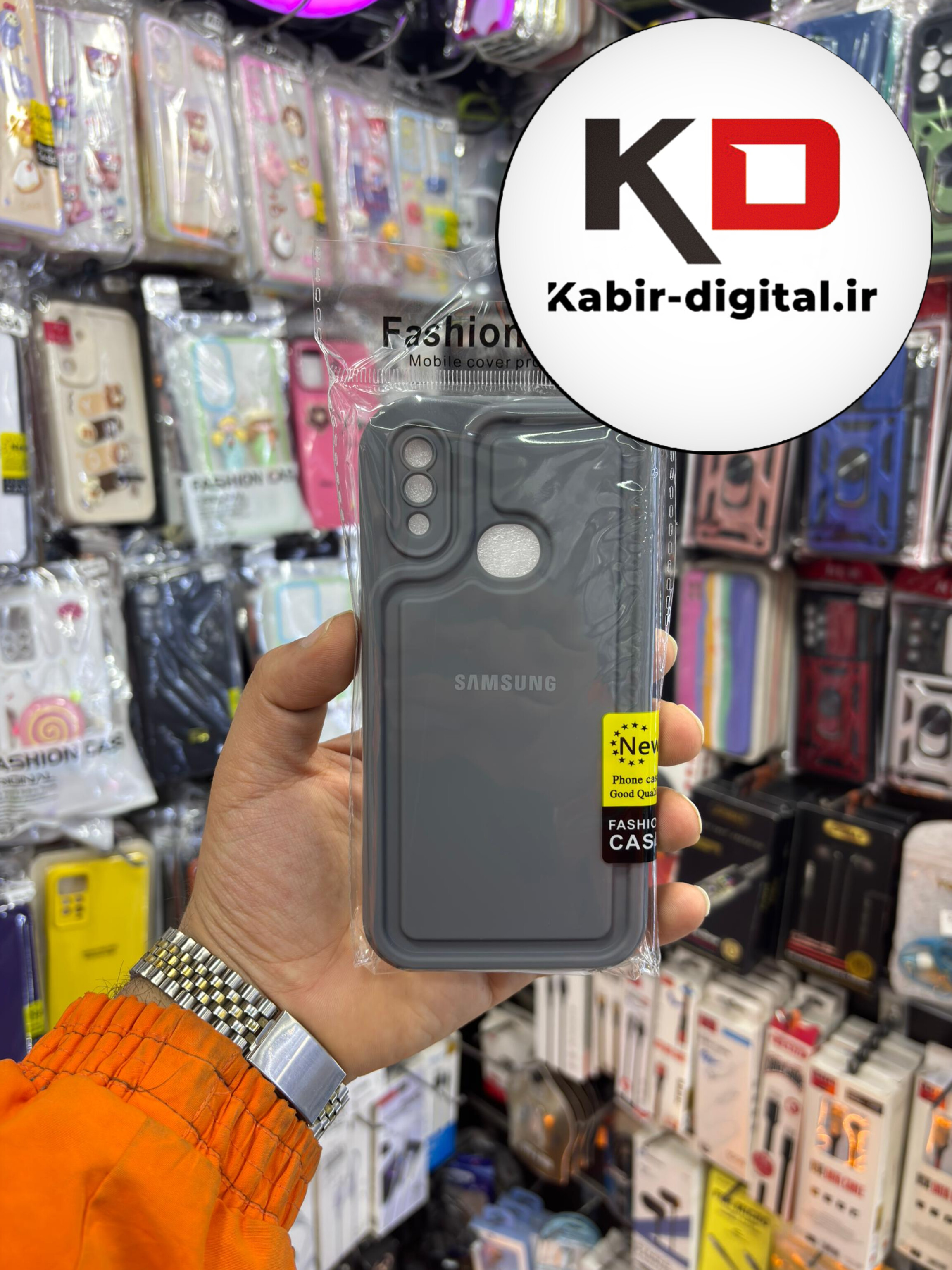 قاب گوشی Galaxy A10s سامسونگ طرح سیلیکونی Solid جدید محافظ لنزدار خاکستری