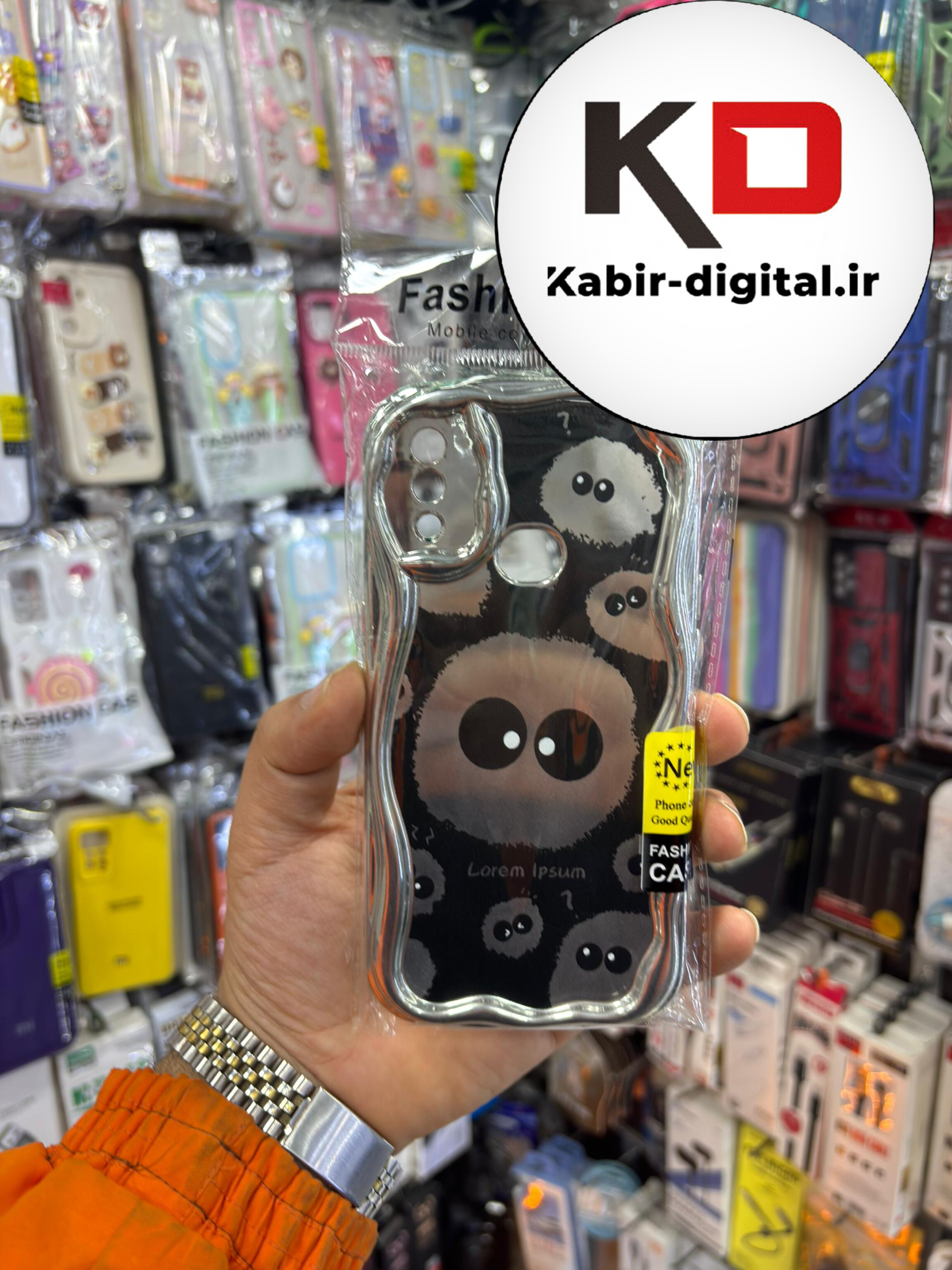 قاب گوشی Galaxy A10s سامسونگ طرح کرومی بالشتی طرح عروسکی محافظ لنز دار