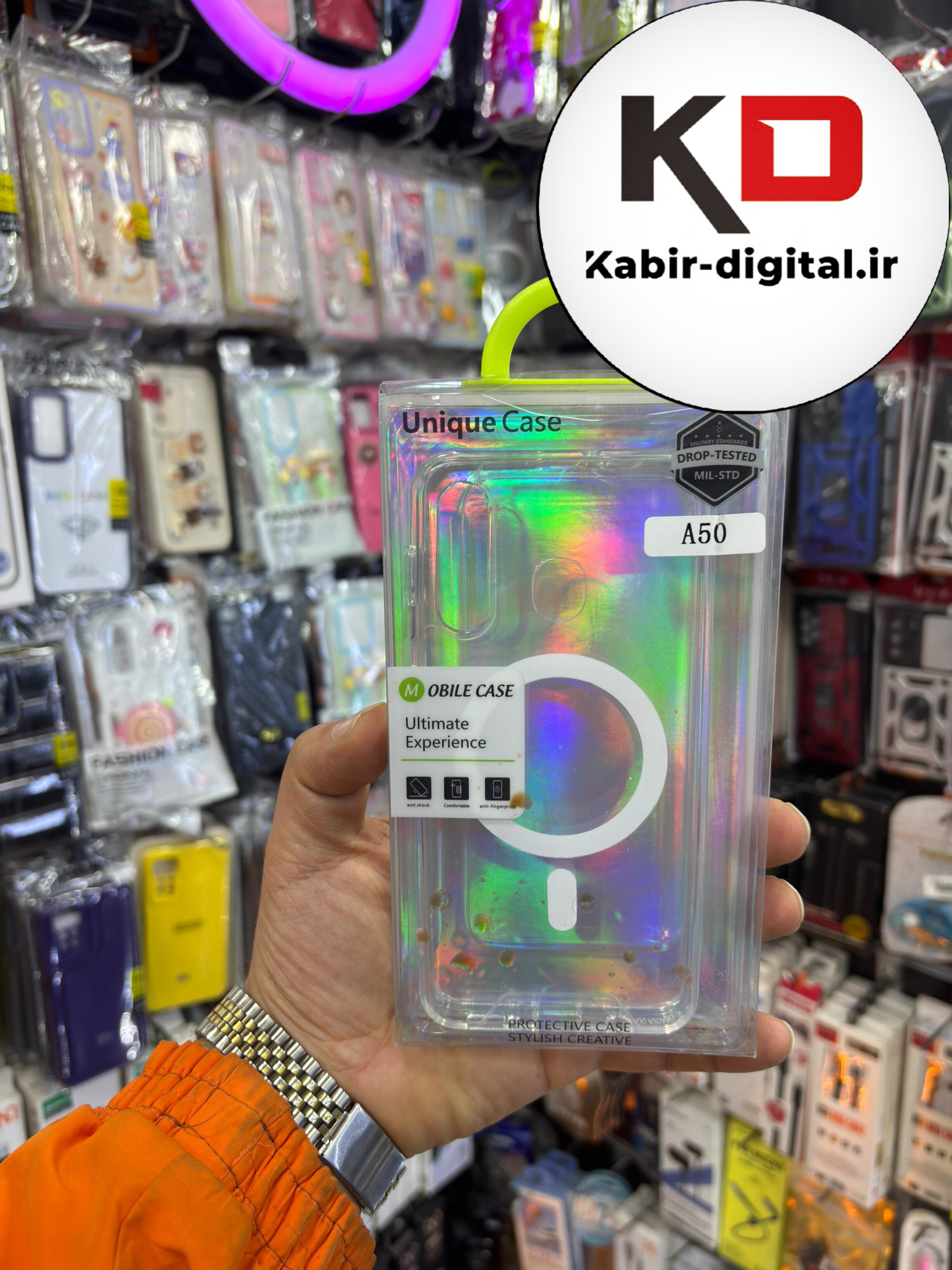 قاب گوشی Galaxy A30s / A50/ A50sسامسونگ شفاف مگ سیف Magsafe های کپی