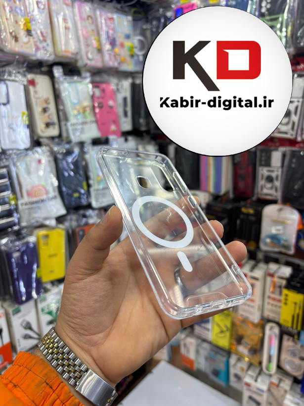 قاب گوشی Galaxy A30s / A50/ A50sسامسونگ شفاف مگ سیف Magsafe های کپی