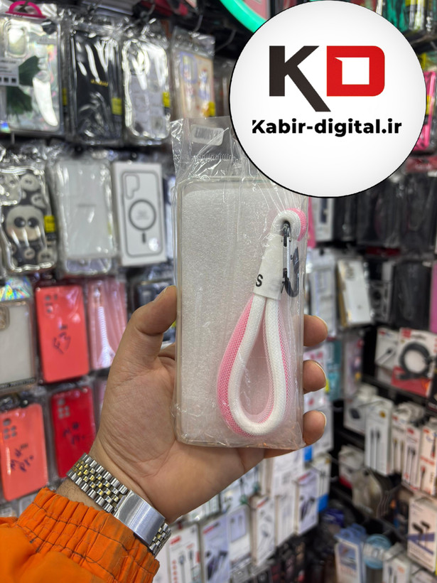 قاب گوشی Galaxy A33 سامسونگ طرح عروسکی سه بعدی شفاف TPU کپسولی محافظ لنز دار طرح پینترسی به همراه آویز