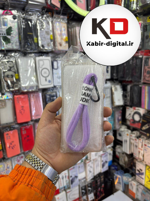 قاب گوشی Galaxy A33 سامسونگ طرح عروسکی سه بعدی شفاف TPU کپسولی محافظ لنز دار طرح پینترسی به همراه آویز