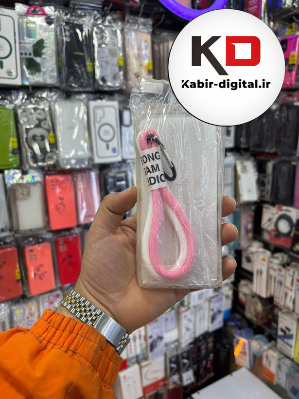 قاب گوشی Galaxy A33 سامسونگ طرح عروسکی سه بعدی شفاف TPU کپسولی محافظ لنز دار طرح پینترسی به همراه آویز