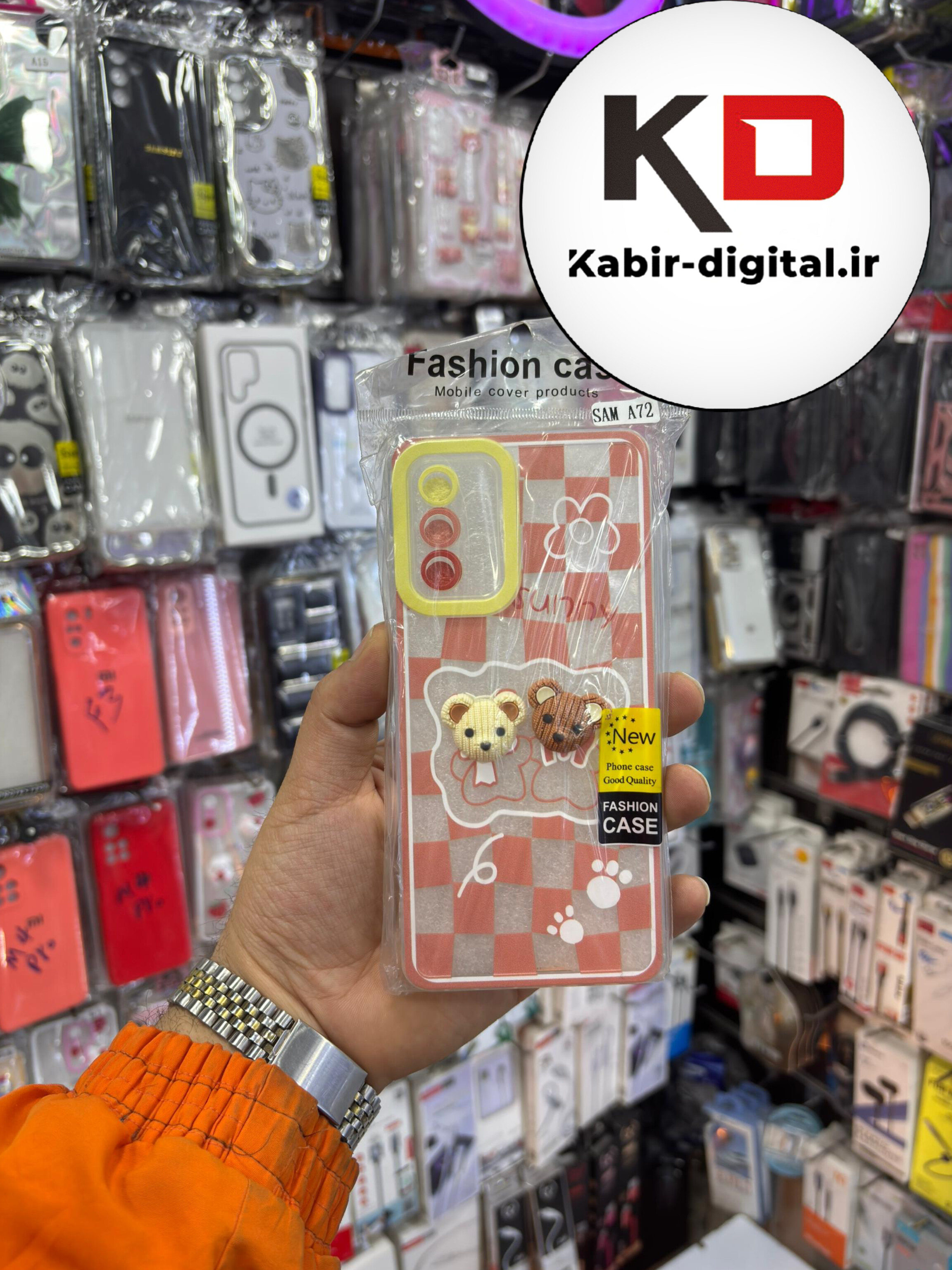 قاب گوشی Galaxy A72 سامسونگ طرح عروسکی سه بعدی شفاف TPU کپسولی محافظ لنز دار طرح پینترسی