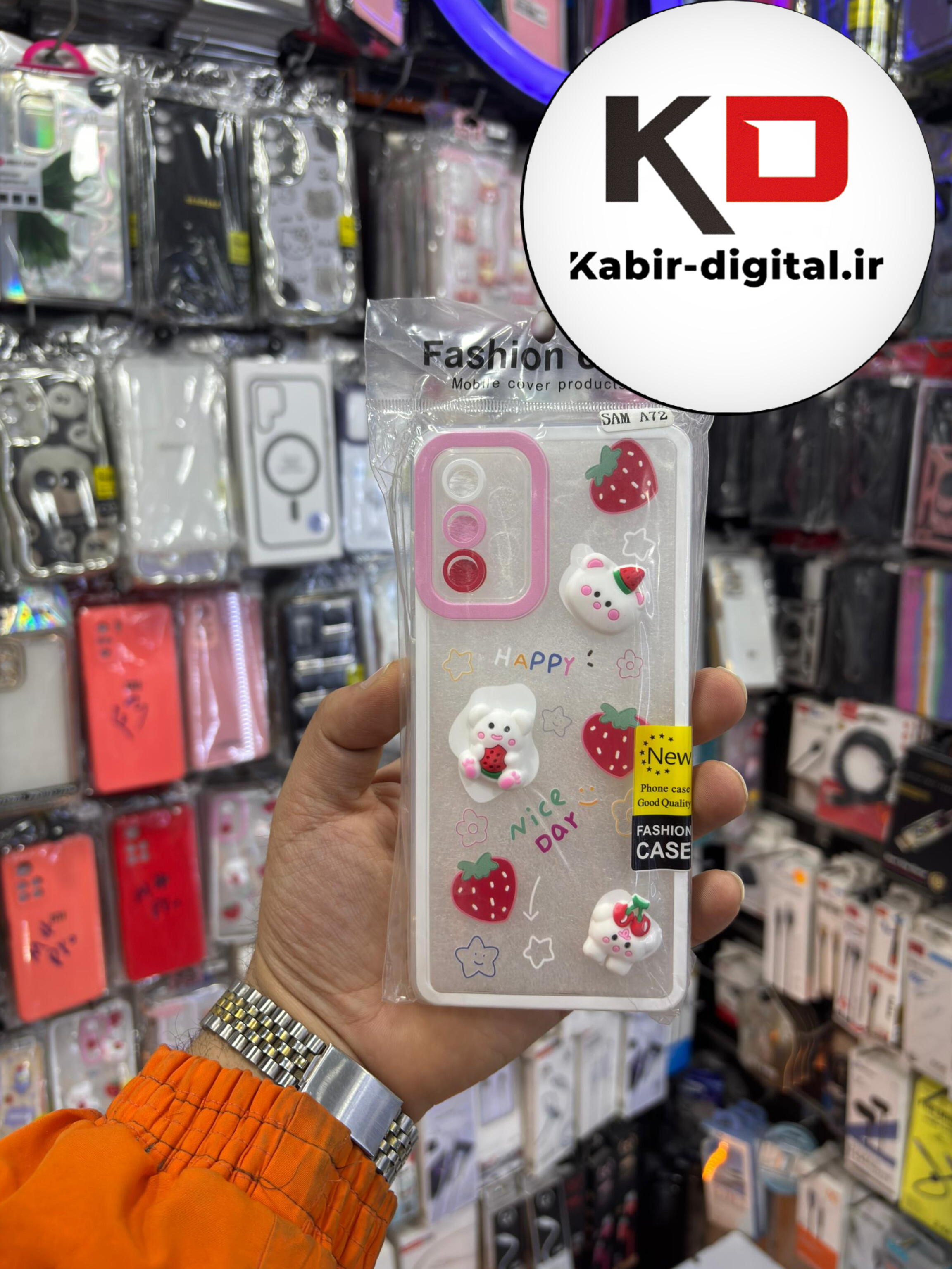 قاب گوشی Galaxy A72 سامسونگ طرح عروسکی سه بعدی شفاف TPU کپسولی محافظ لنز دار طرح پینترسی
