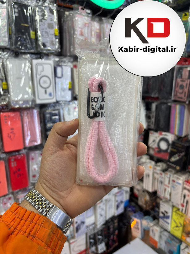قاب گوشی Galaxy A72 سامسونگ طرح عروسکی سه بعدی شفاف TPU کپسولی محافظ لنز دار طرح پینترسی همراه آویز