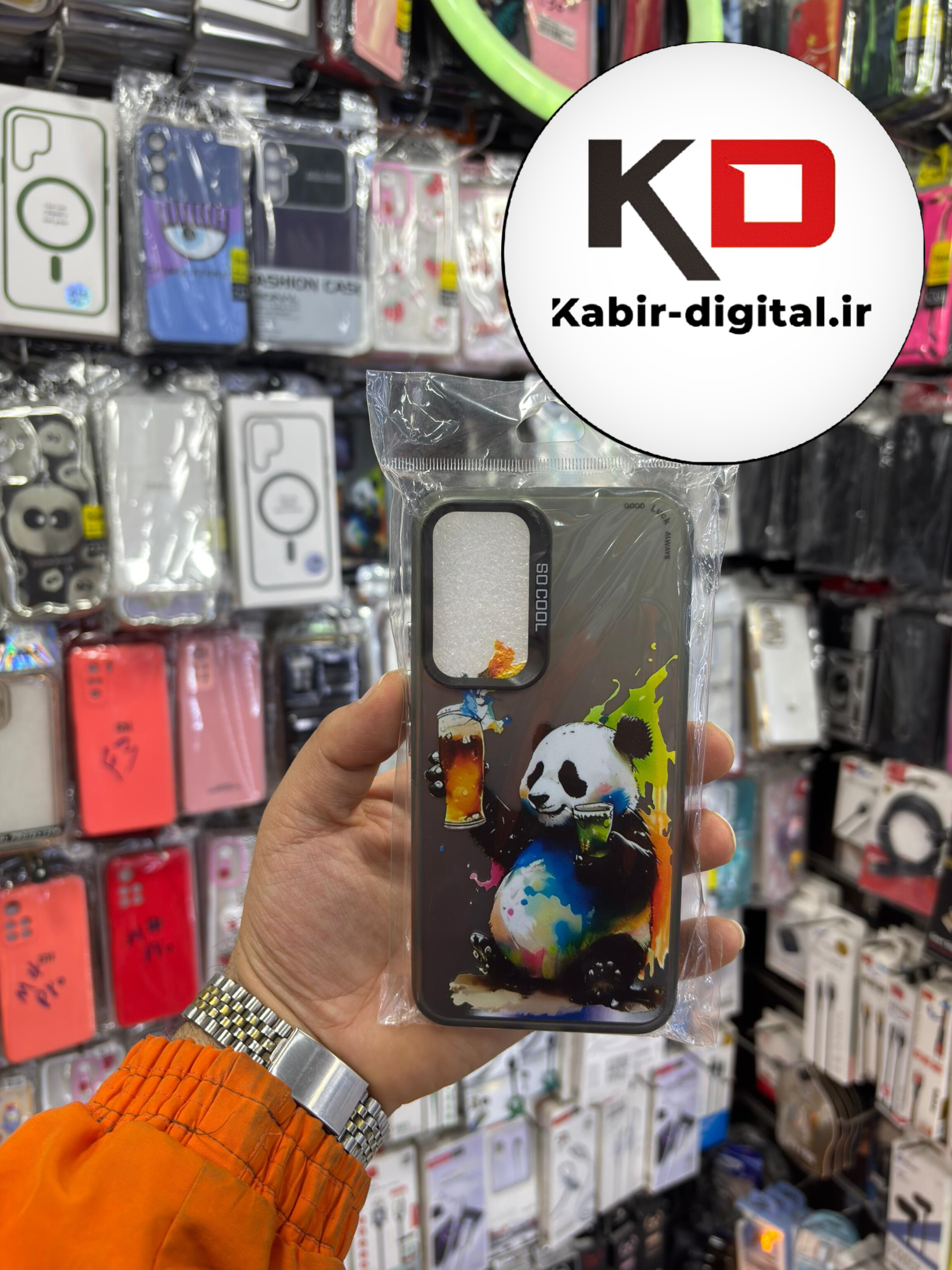 قاب گوشی Galaxy A54سامسونگ طرح So CooL اورجینال طرح خرس پاندا