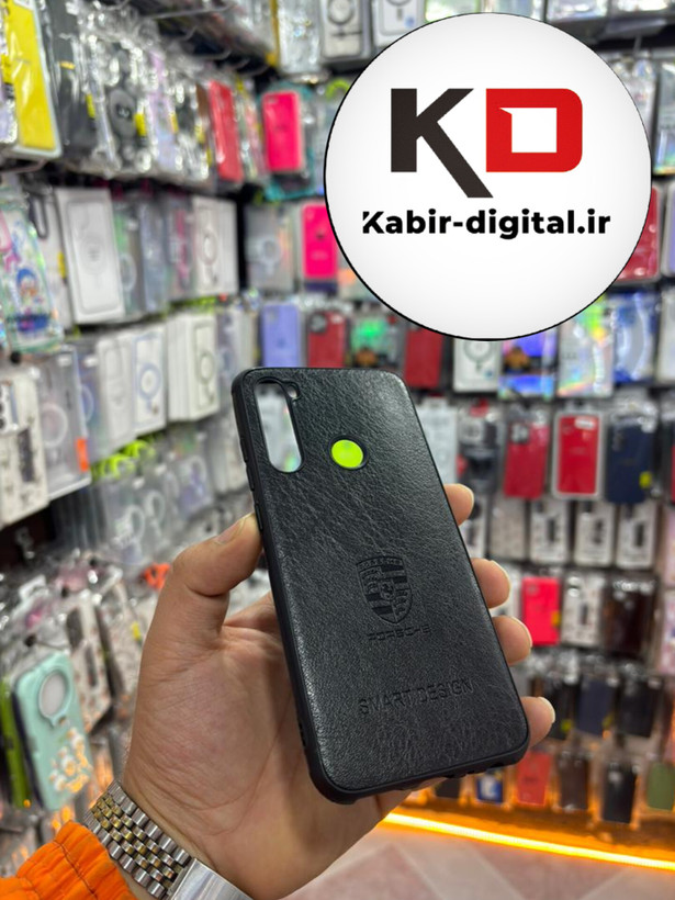 قاب گوشی Redmi Note 8 شیائومی طرح ژله ای چرمی ساده محافظ لنزدار