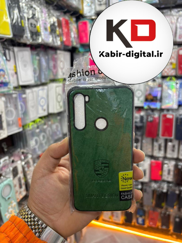 قاب گوشی Redmi Note 8 شیائومی طرح ژله ای چرمی ساده محافظ لنزدار