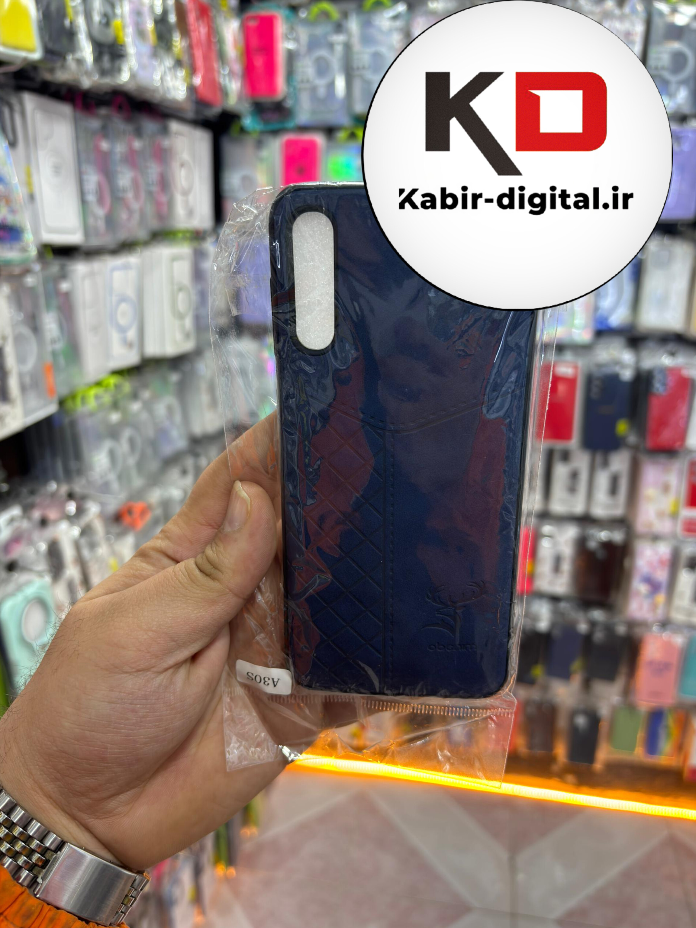 قاب گوشی Galaxy A50 / A50s / A30 سامسونگ طرح چرمی  ساده
