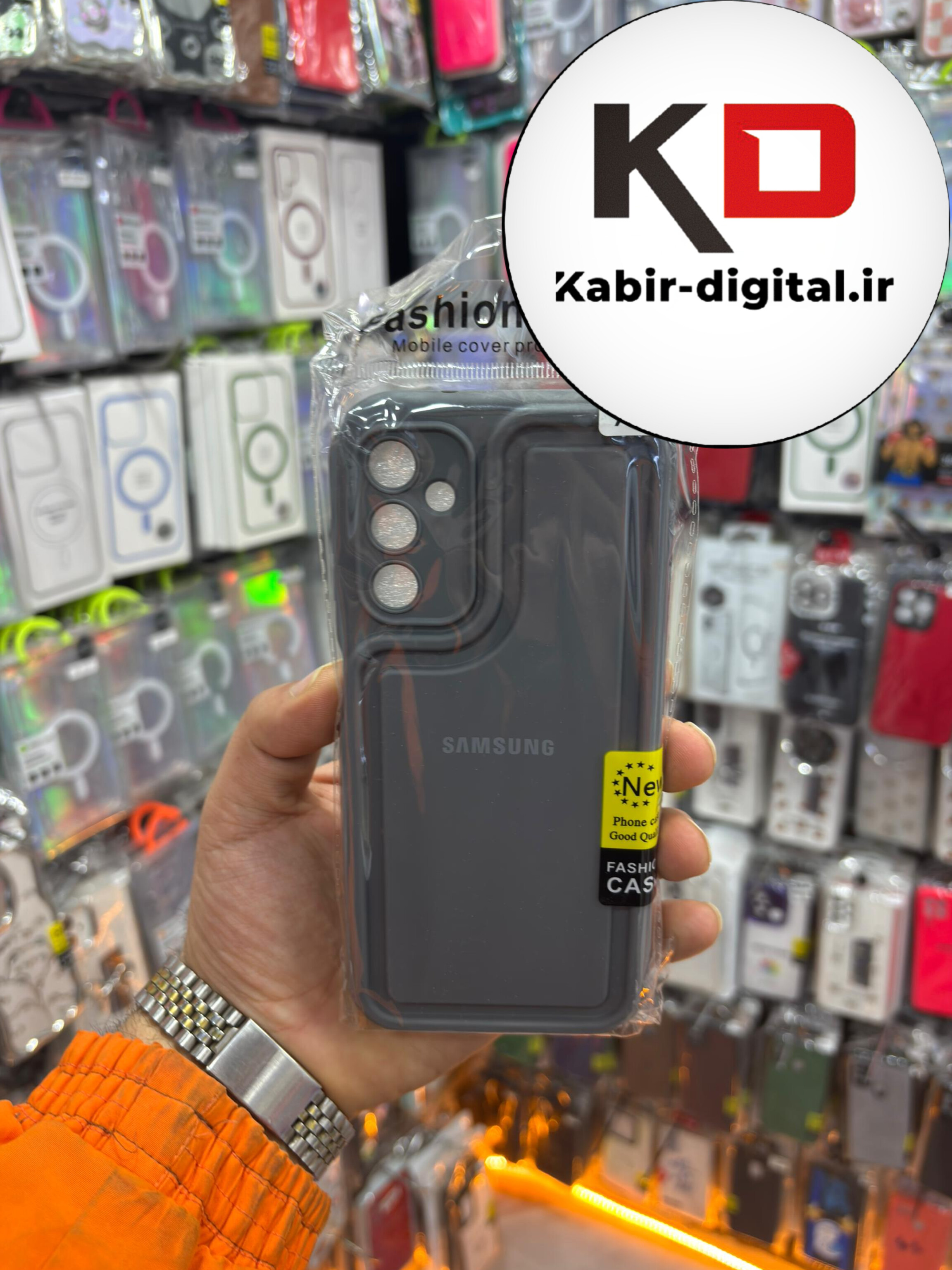 قاب گوشی Galaxy A14 سامسونگ طرح سیلیکونی Solid جدید محافظ لنزدار خاکستری