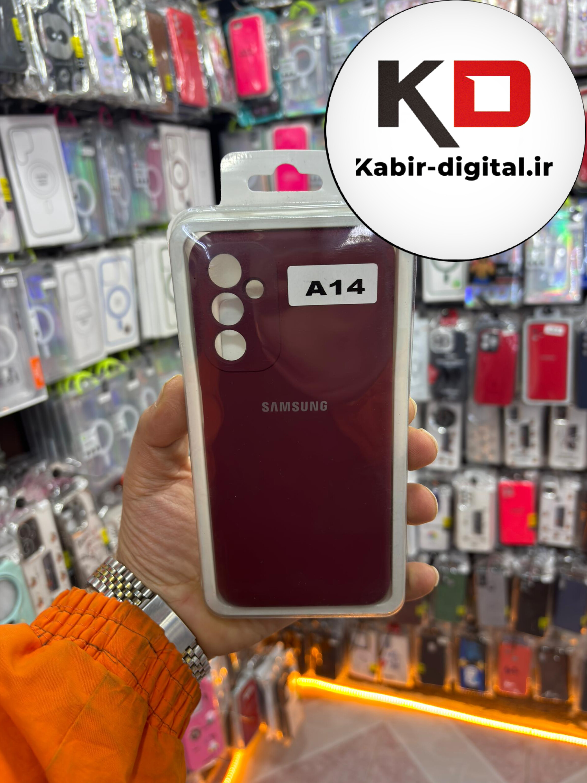 قاب گوشی Galaxy A14سامسونگ سیلیکونی های کپی زیر بسته محافظ لنز دار جیگری