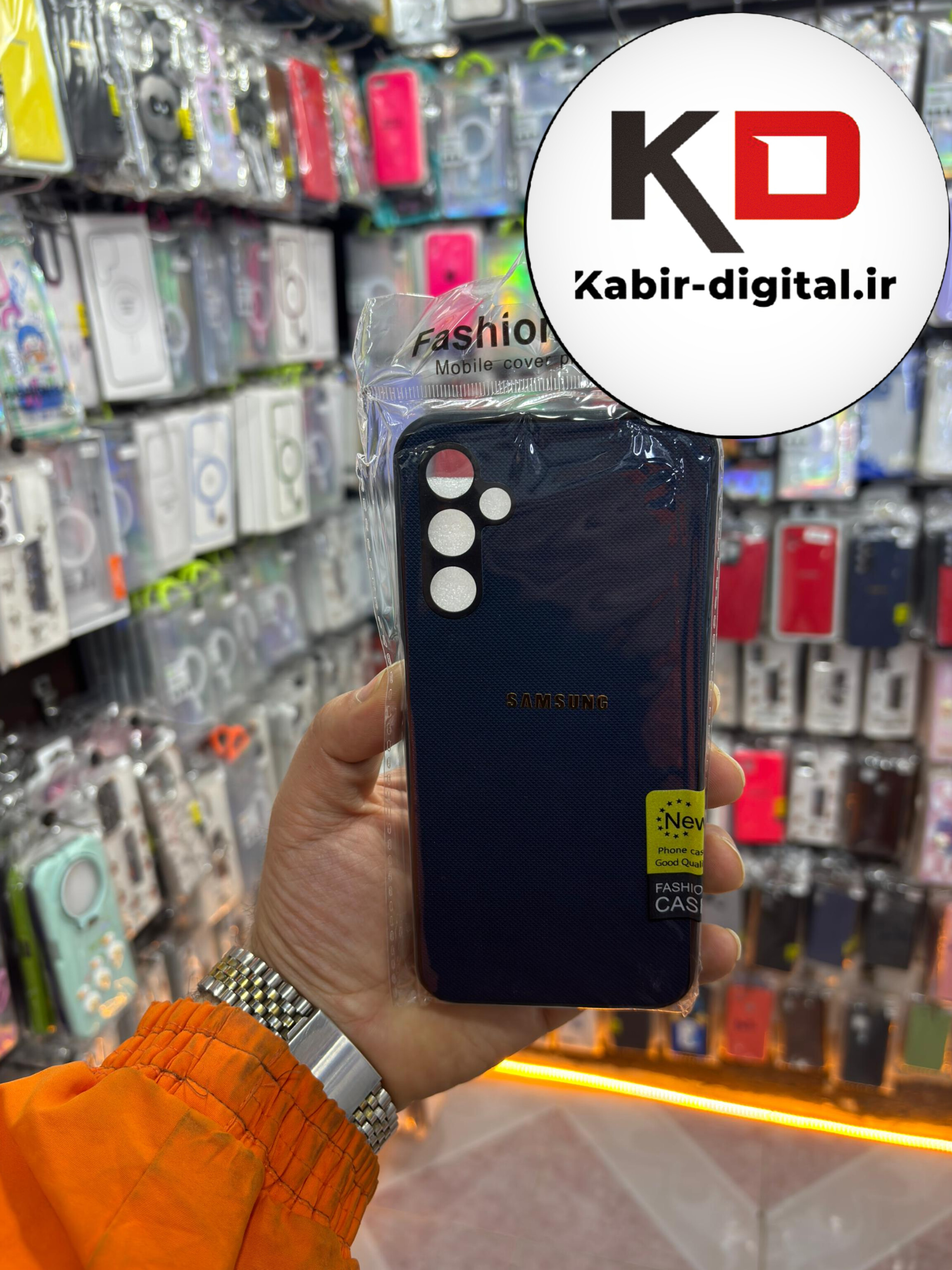 قاب گوشی Galaxy A14سامسونگ فانتزی سوزنی برجسته مشکی
