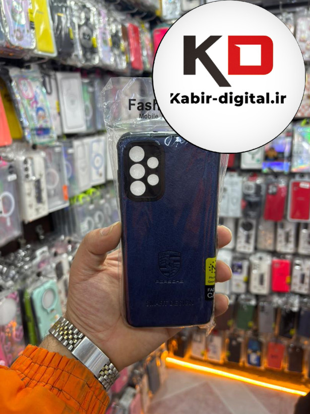 قاب گوشی Galaxy A13 / A23 سامسونگ چرمی دور ژله ای پورشه لاکچری
