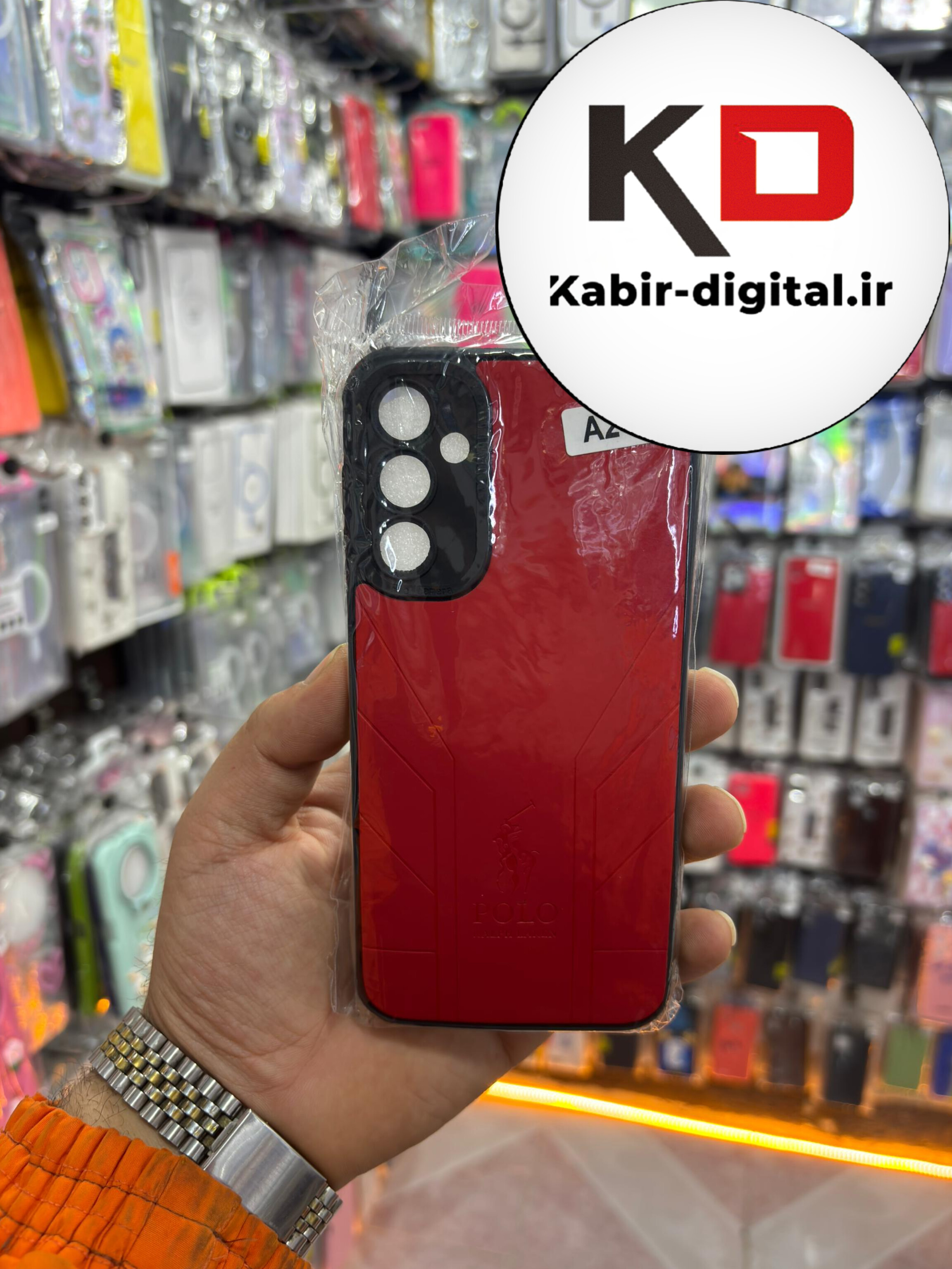 قاب گوشی Galaxy A24 سامسونگ چرمی دور ژله ای POLO لاکچری