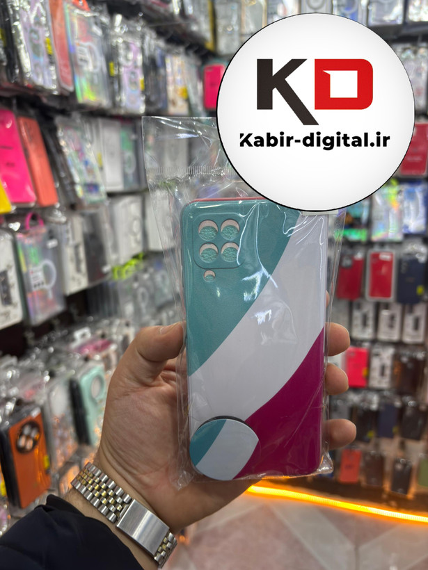 قاب گوشی Galaxy A22 4G سامسونگ فانتزی برجسته طرحدار به همراه پاپ سوکت
