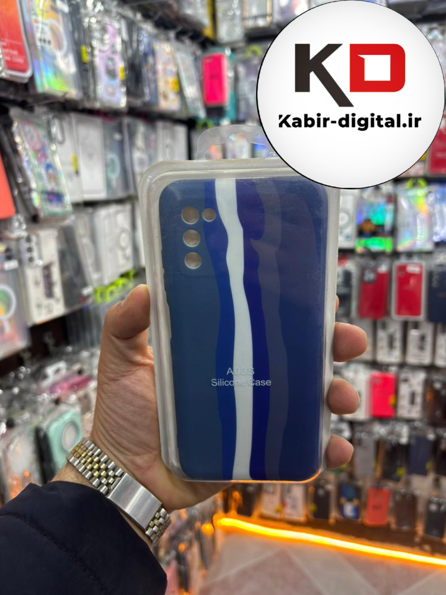 قاب گوشی Galaxy A02s / A03s سامسونگ سیلیکونی های کپی آبرنگی رنگین کمانی زیربسته محافظ لنزدار