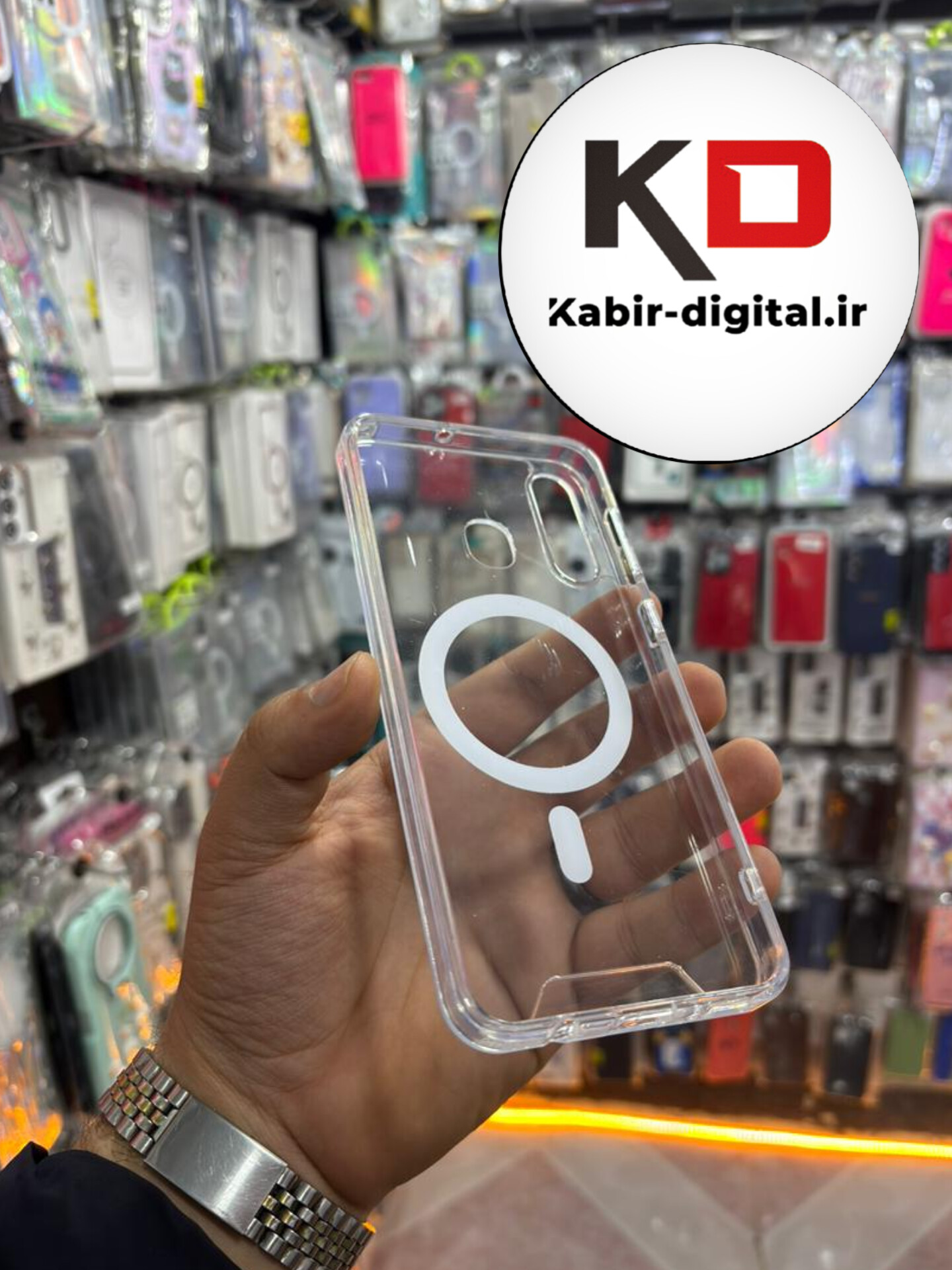 قاب گوشی Galaxy A30 - A20 سامسونگ شفاف مگ سیف Magsafe های کپی
