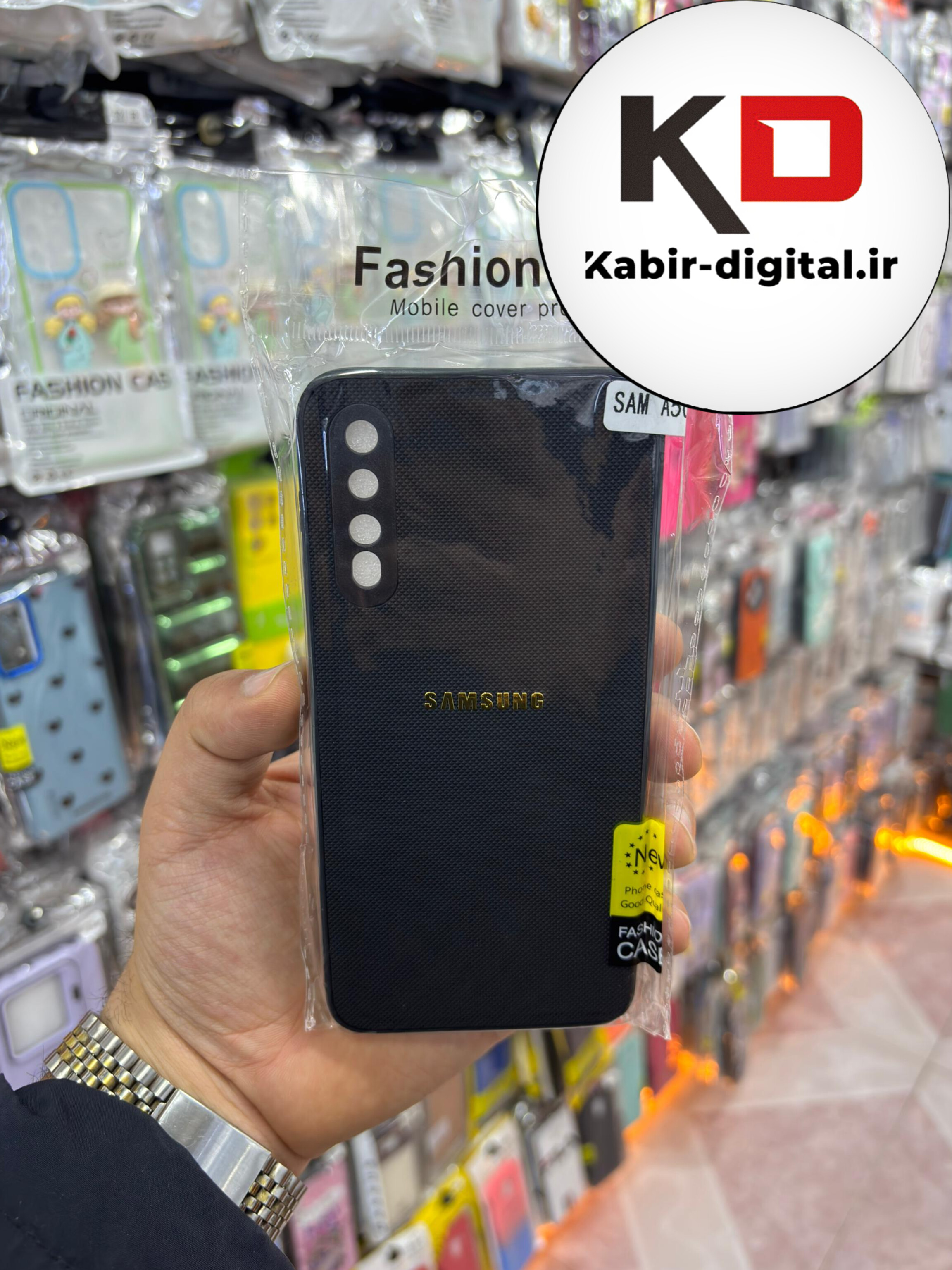 قاب گوشی Galaxy A30S - Galaxy A50S - Galaxy A50 سامسونگ اورجینال چرمی سخت Hard سوزنی محافظ لنزدار