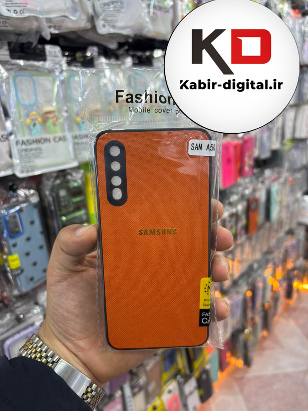 قاب گوشی Galaxy A30S - Galaxy A50S - Galaxy A50 سامسونگ اورجینال چرمی سخت Hard سوزنی محافظ لنزدار