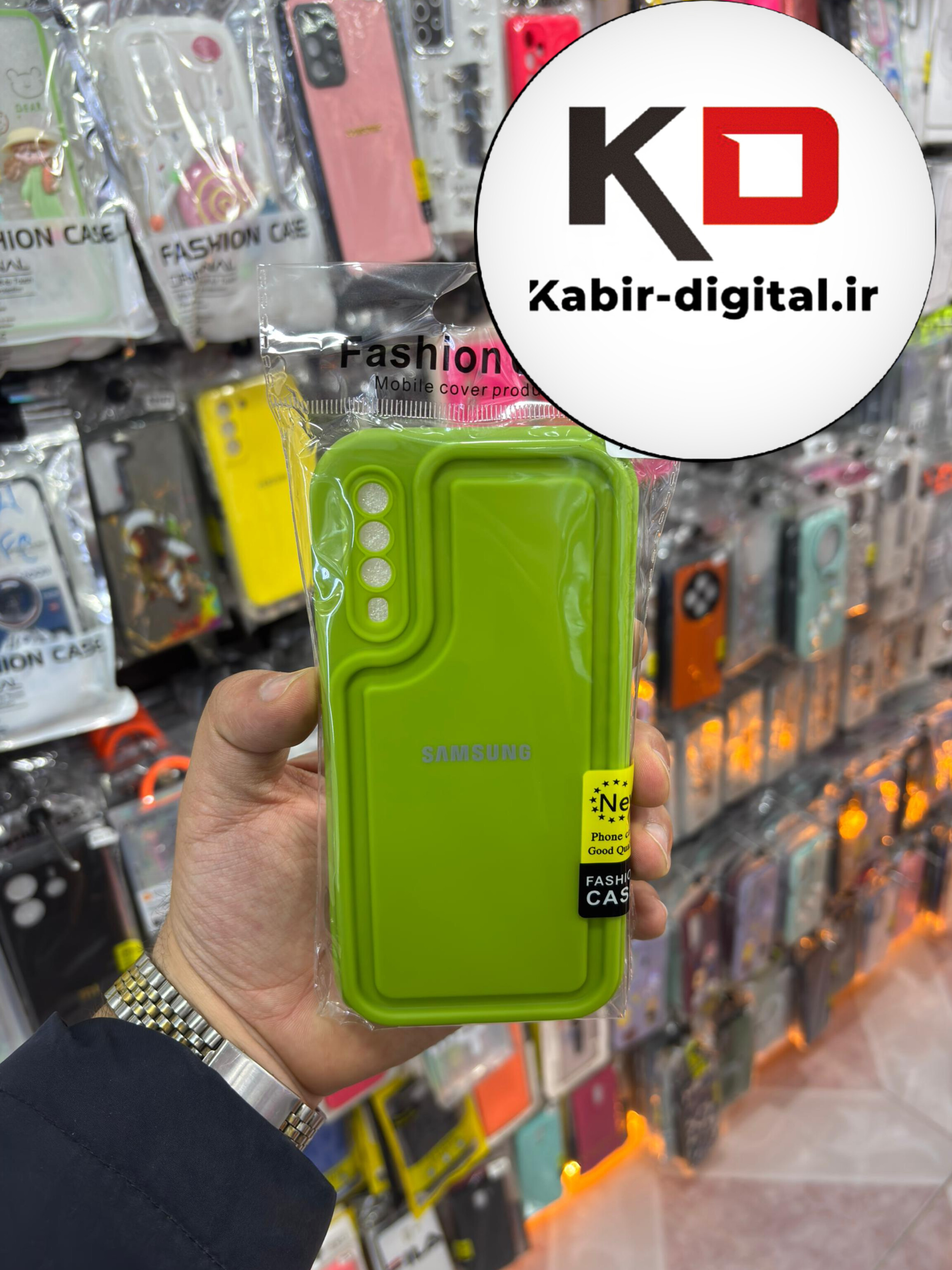 قاب گوشی Galaxy A50 / A50s / A30s سامسونگ طرح سیلیکونی Solid جدید محافظ لنزدار سبز