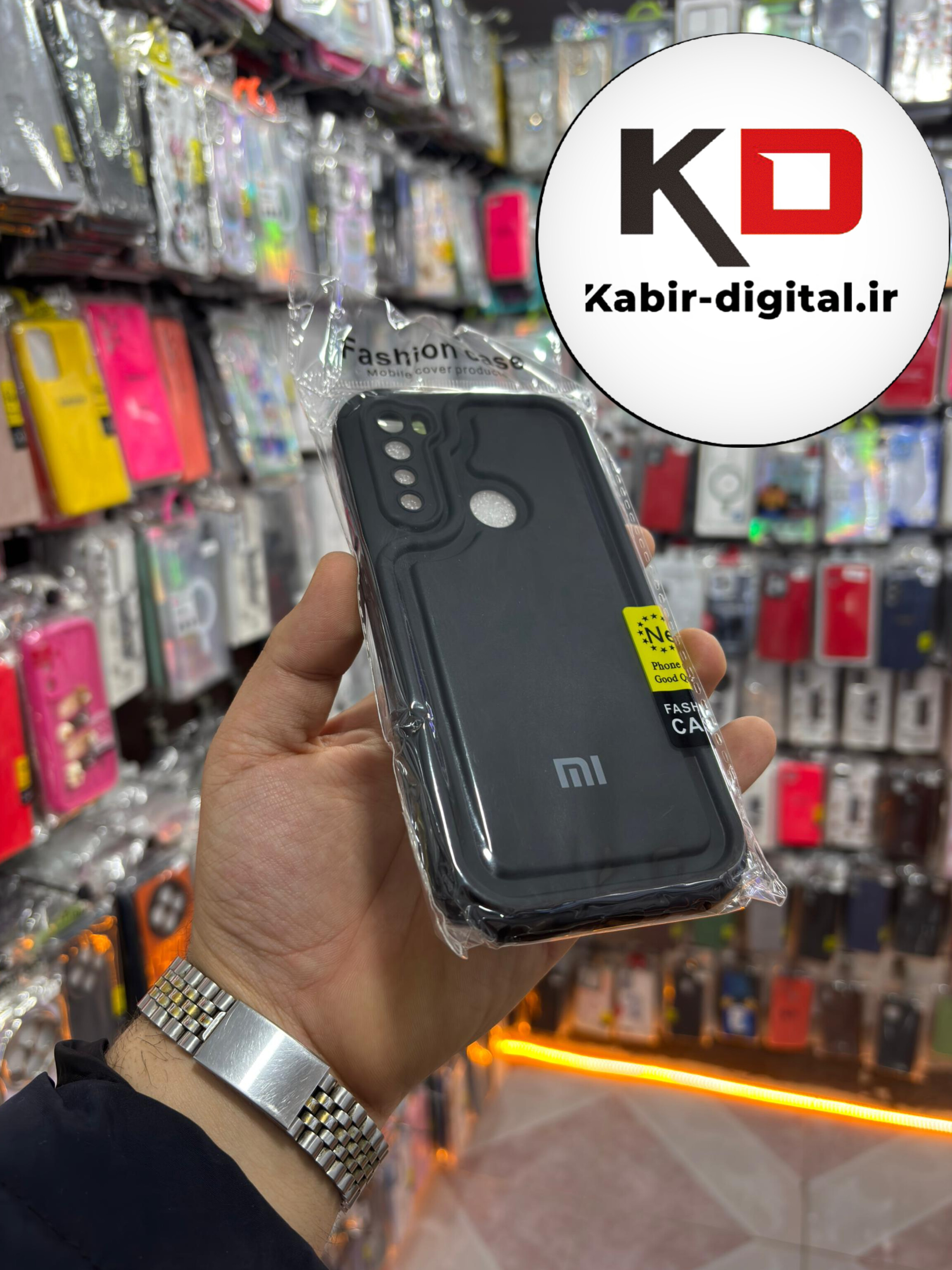 قاب گوشی Note 8 شیائومی طرح سیلیکونی Solid جدید محافظ لنزدار مشکی