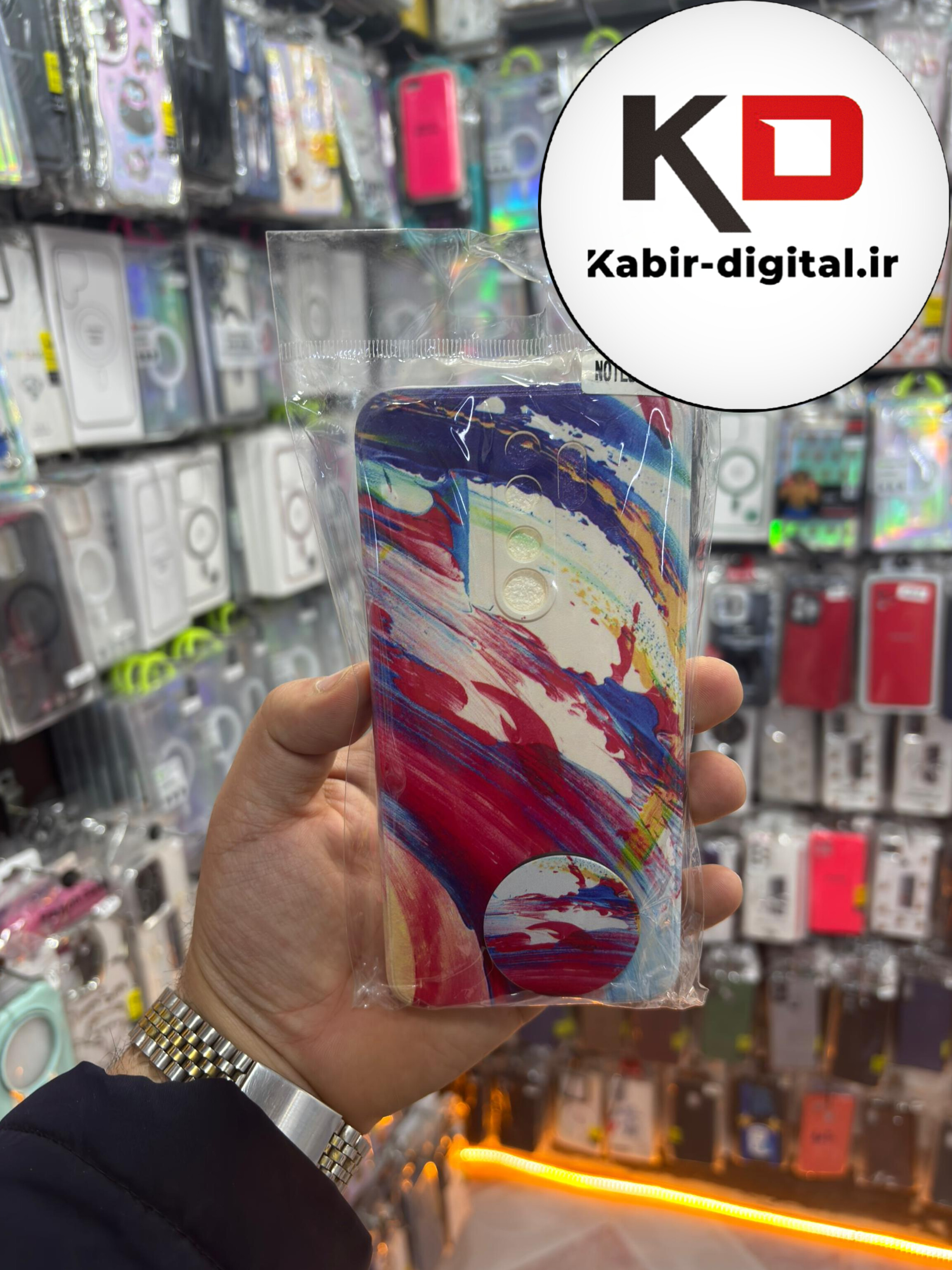 قاب گوشی Note 8 Pro شیائومی اورجینال چرمی سخت Hard سوزنی محافظ لنزدار طرح دار همراه پاپ سوکت