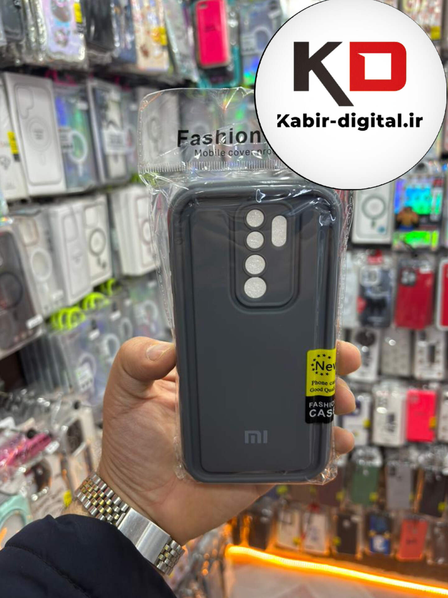 قاب گوشی Note 8 Pro شیائومی طرح سیلیکونی Solid جدید محافظ لنزدار خاکستری