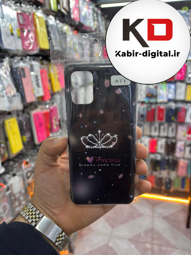 قاب گوشی Galaxy A71 سامسونگ طرح سوزنی محافظ لنزدار طرحدار