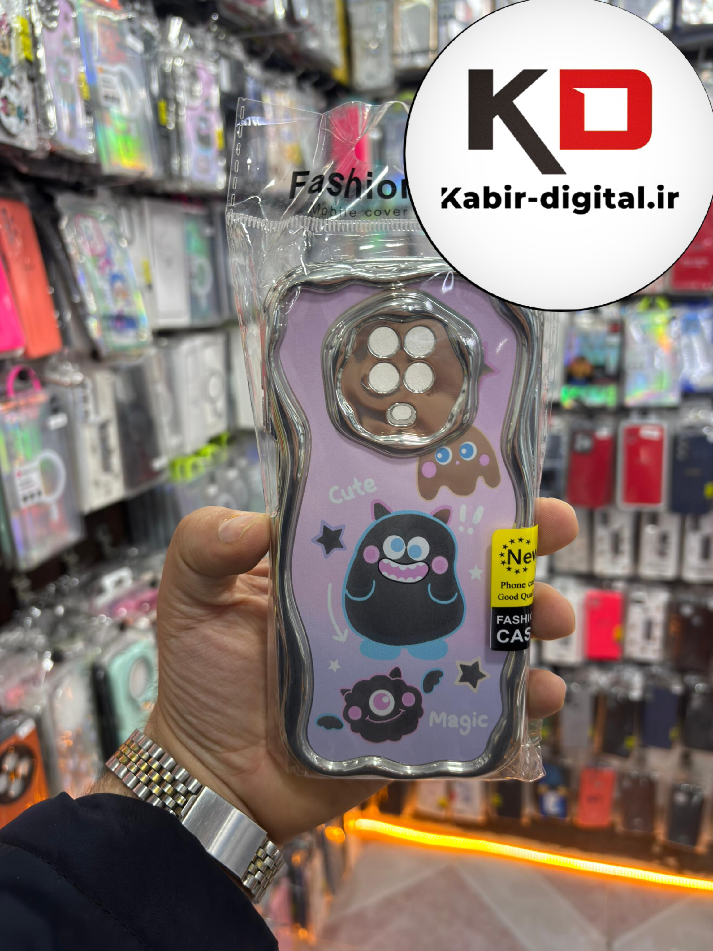 قاب گوشی Note 9s / Note 9 Pro شیائومی طرح کرومی بالشتی طرح عروسکی محافظ لنز دار