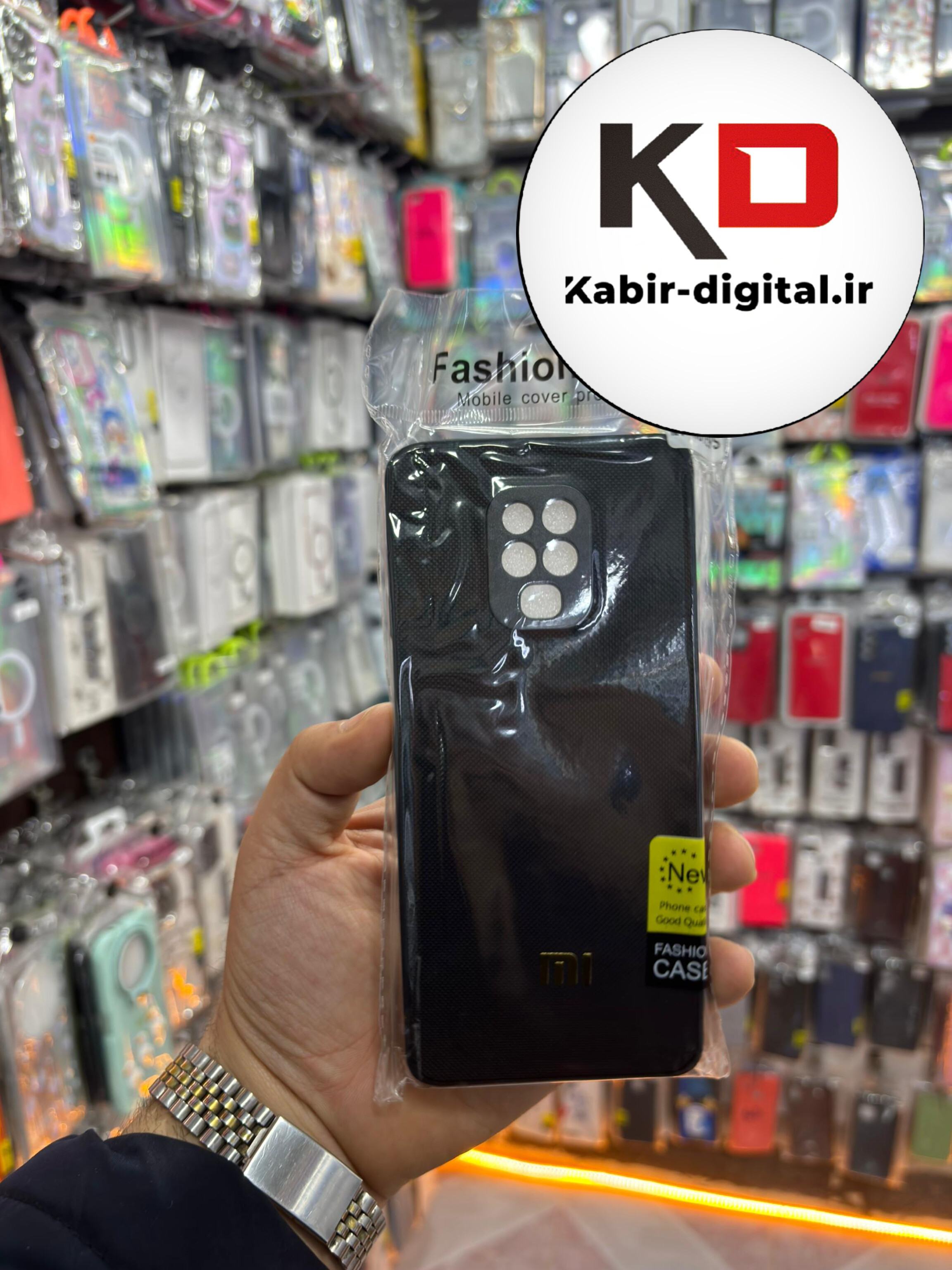 قاب گوشی Note 9s / Note 9 Pro شیائومی اورجینال چرمی سخت Hard سوزنی محافظ لنزدار مشکی