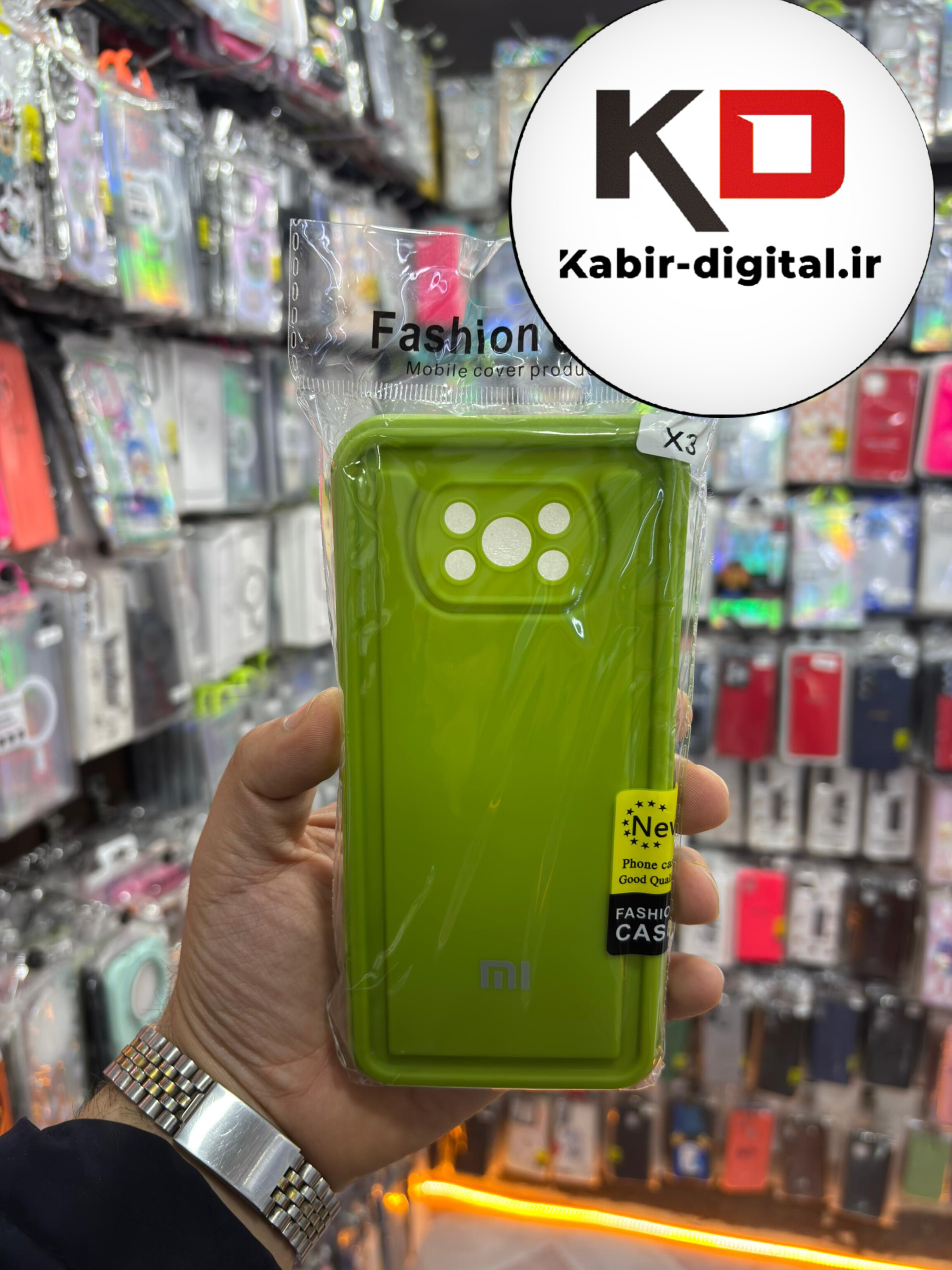 قاب گوشی POCO X3 / POCO X3 PRO شیائومی  طرح سیلیکونی Solid جدید محافظ لنزدار سبز