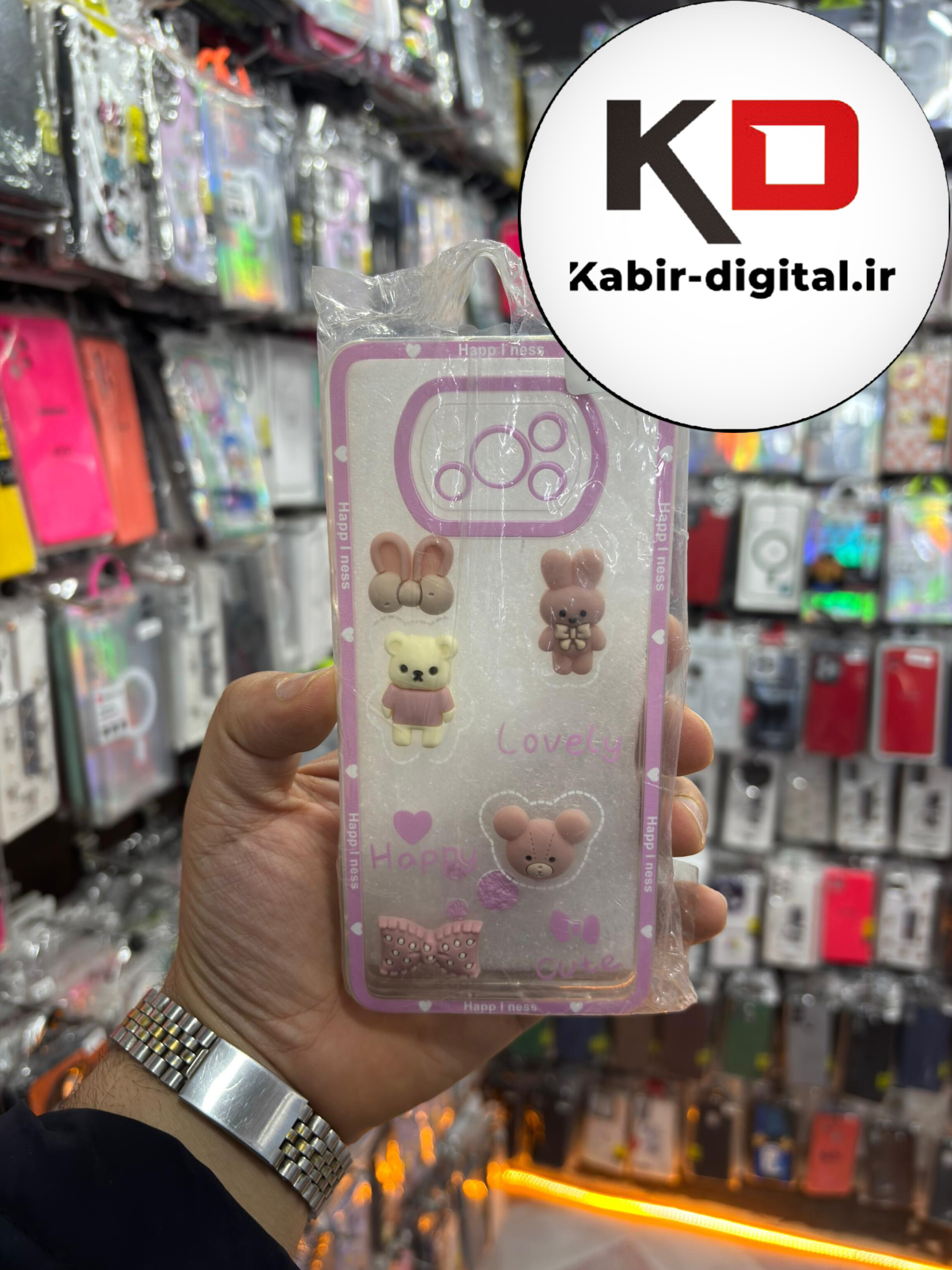 قاب گوشی POCO X3 / POCO X3 PRO شیائومی  طرح عروسکی سه بعدی شفاف TPU کپسولی محافظ لنز دار طرح دخترانه