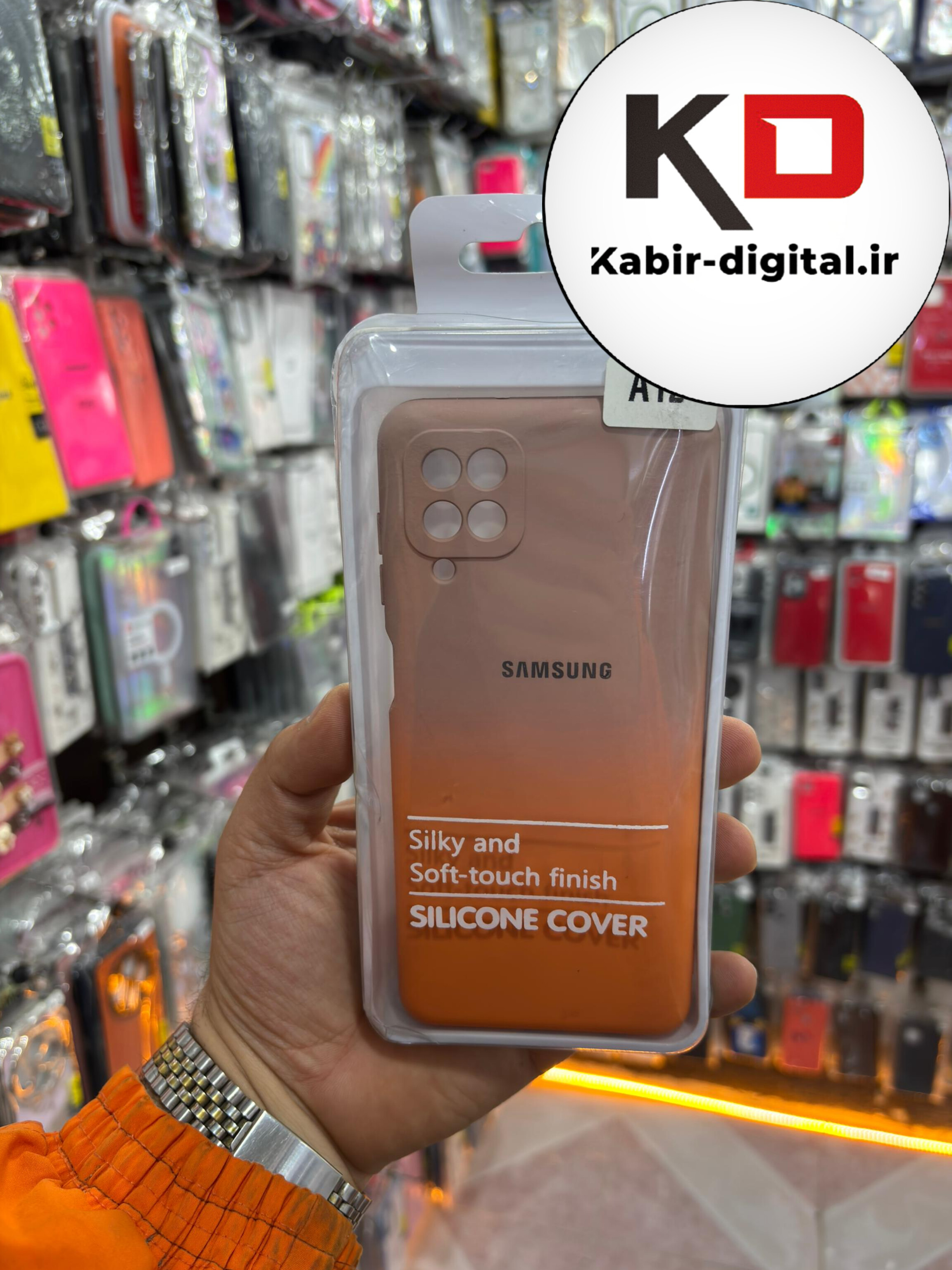 قاب گوشی Galaxy A12 / M12 سامسونگ طرح سیلیکونی محافظ لنزدار دو  رنگ