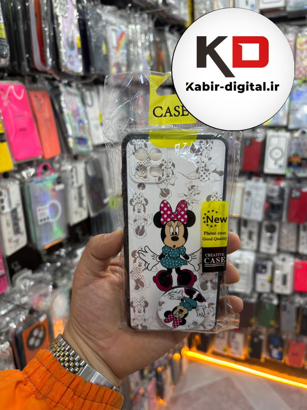 قاب گوشی Galaxy A12 / M12 سامسونگ فانتزی سوزنی برجسته پاپ سوکت دار